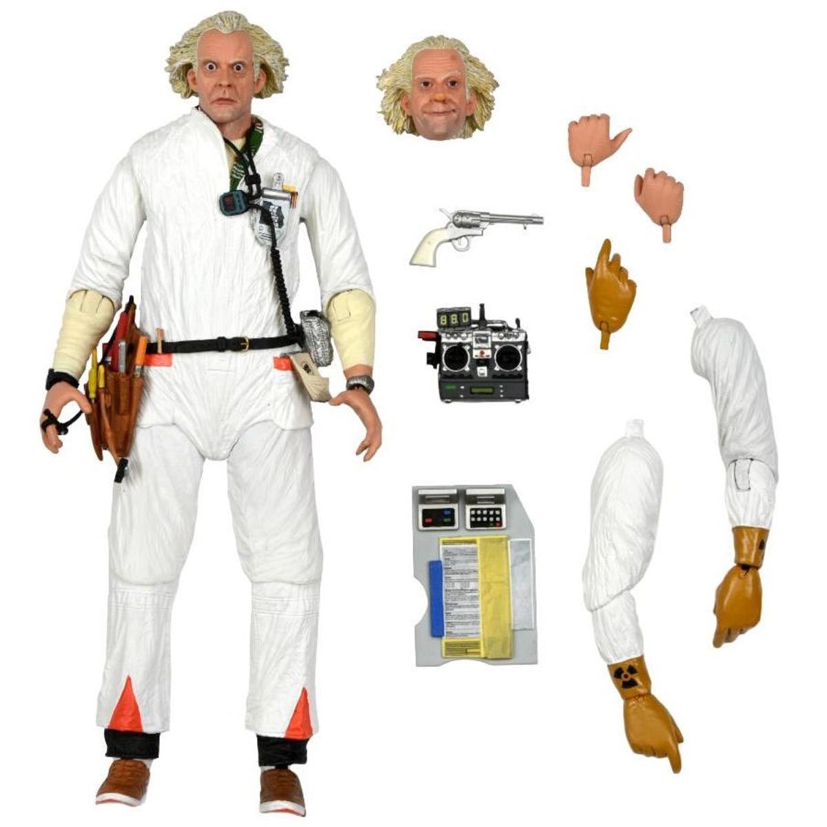 NECA バック・トゥ・ザ・フューチャー ドク エメット・ブラウン 1985 アルティメット 7インチ アクションフィギュア 未開封 入荷写真