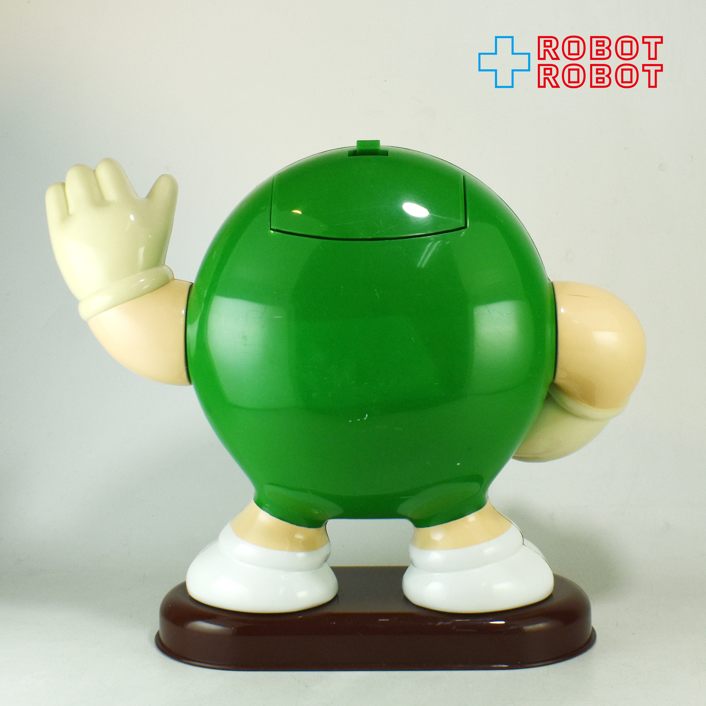M&M's ディスペンサー グリーン オレンジチョコ持ち エムアンドエムズ 企業物 入荷写真
