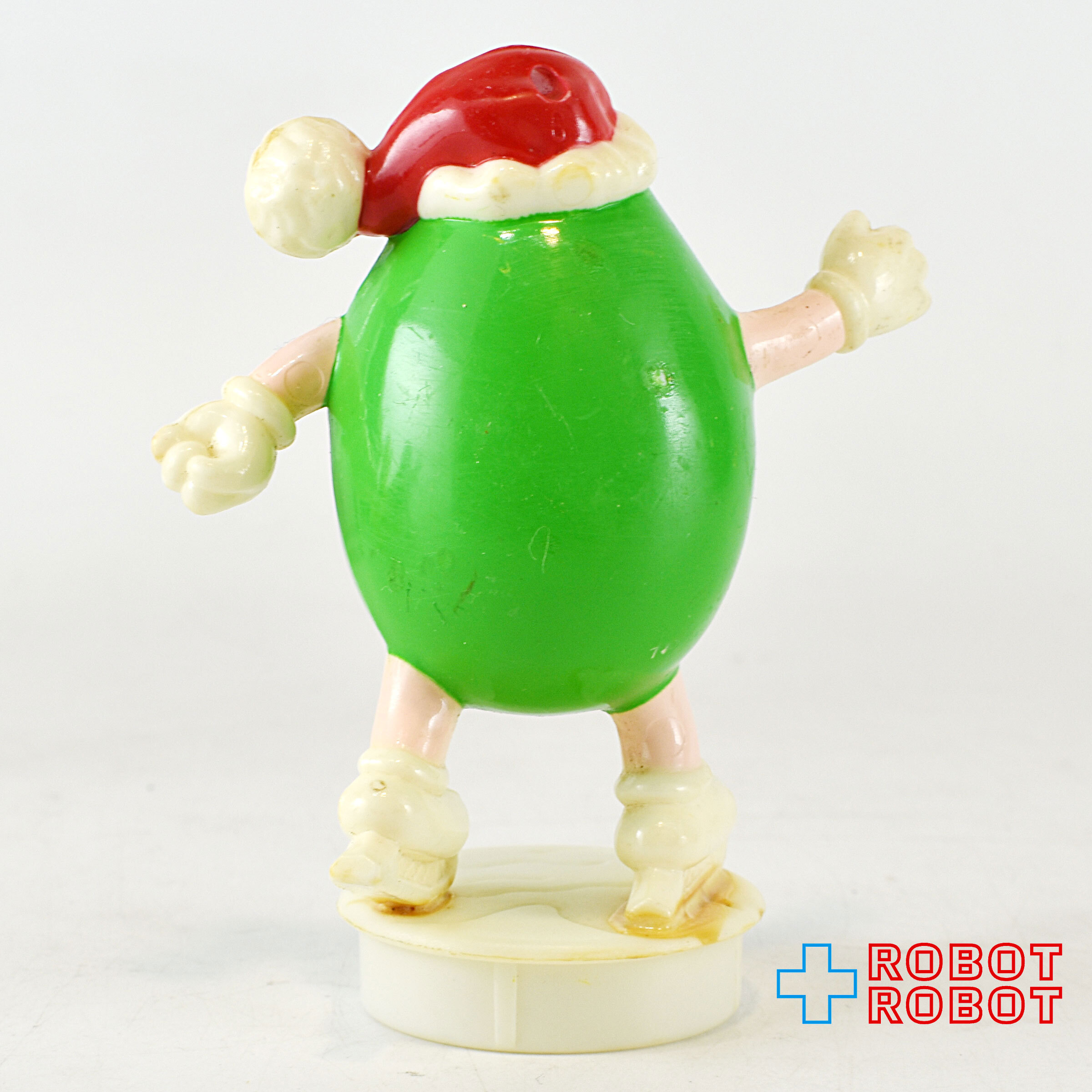 M&M's 1990 サンタハットピーナッツグリーン WITH PILE OF SNOWBALLS クリスマスオーナメント 企業物 入荷写真