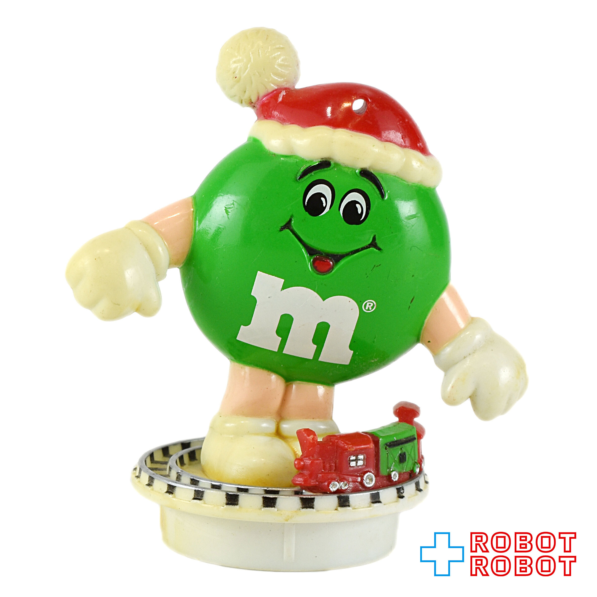 M&M's 1995 サンタハット グリーン クリスマスオーナメント 企業物 入荷写真