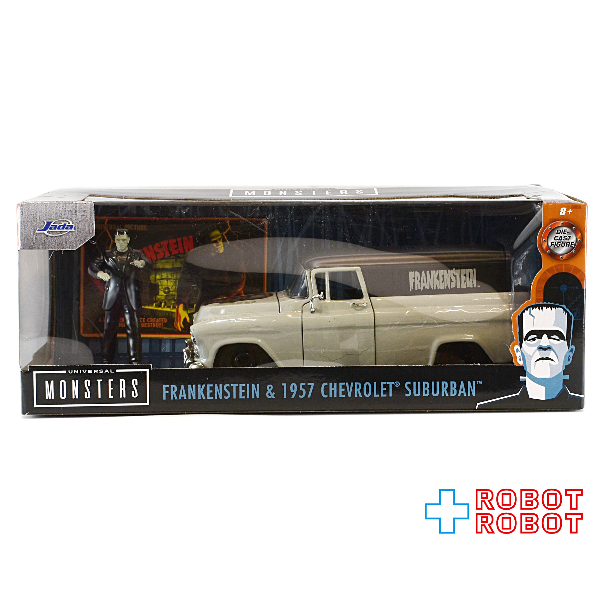 1957 シボレー サバーバン with ユニバーサルモンスター フランケンシュタイン 1/24スケール ダイキャスト 未開封 企業物 入荷写真