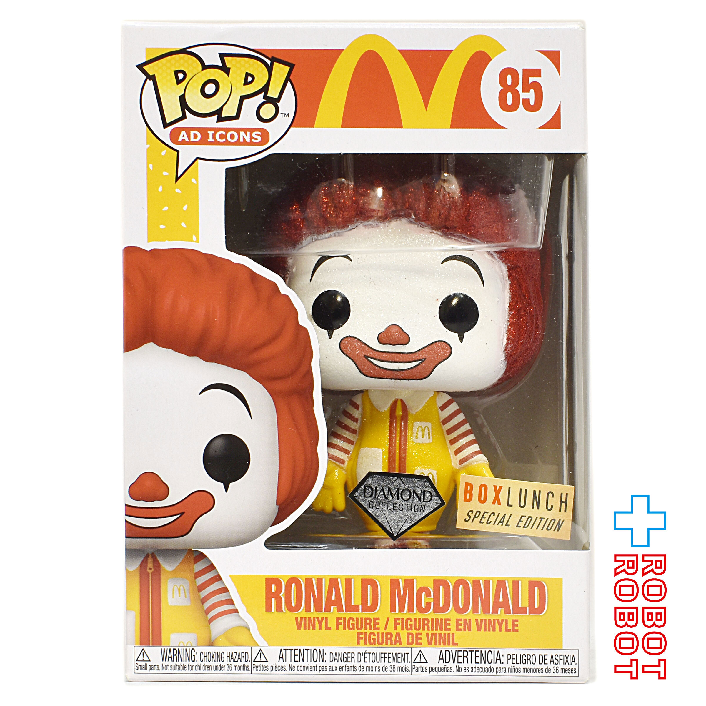 ファンコ POP! ADアイコンズ 85 ロナルド・マクドナルド ダイアモンドコレクション ビニールフィギュア 企業物 入荷写真