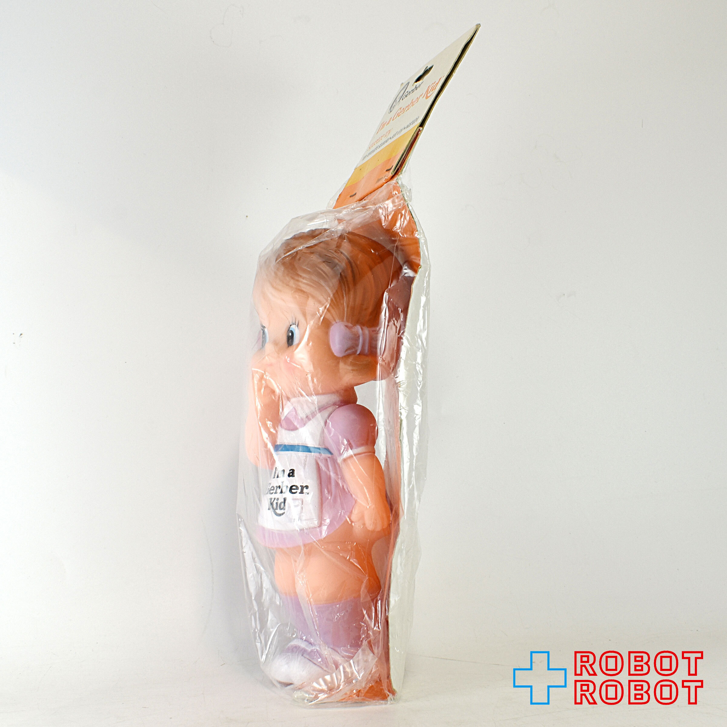 ガーバーキッドドール ガール ソフビフィギュア ピンク 未開封 1984 台湾製 企業物 入荷写真