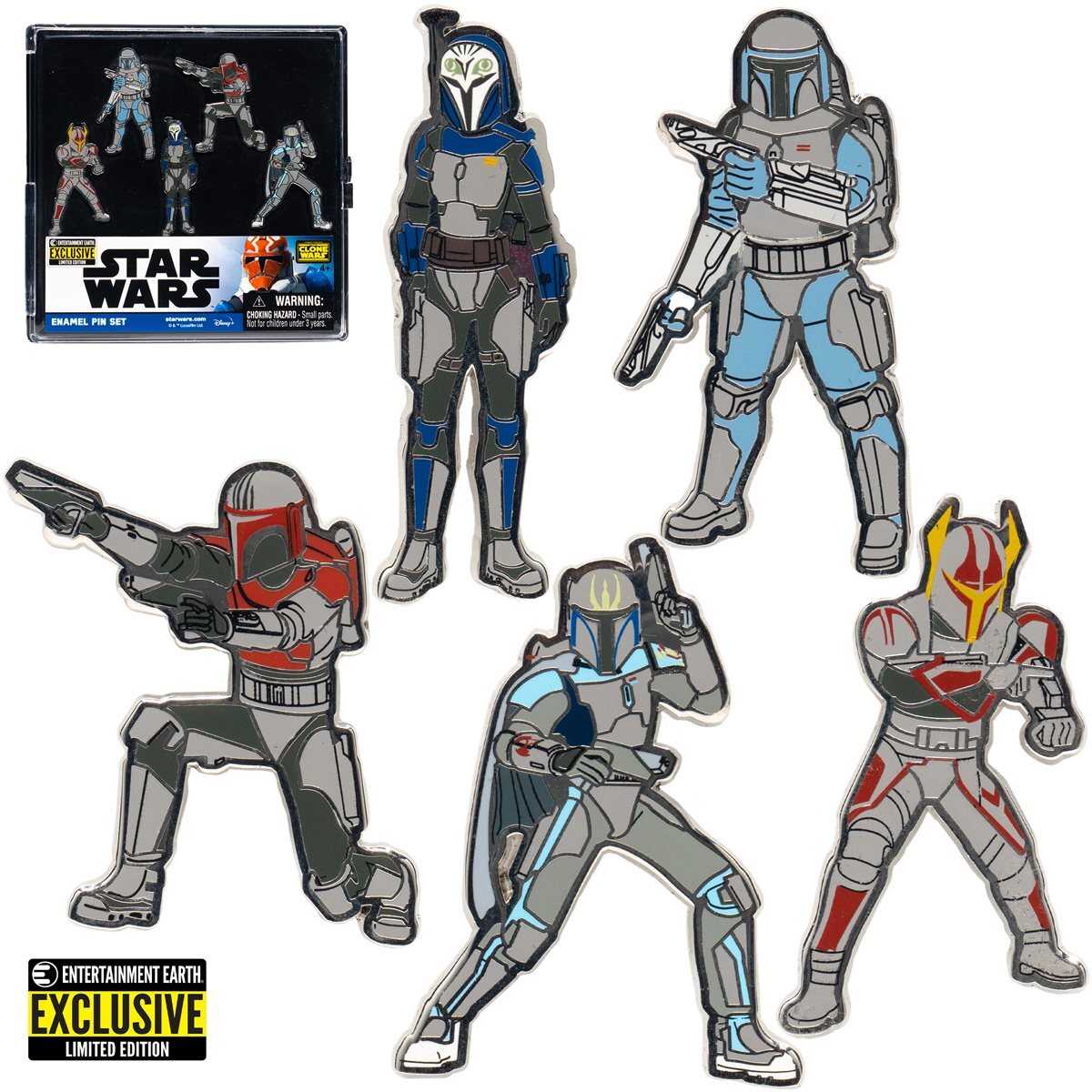 スター・ウォーズ / マンダロリアン エナメルピン ５個入 未開封 入荷写真