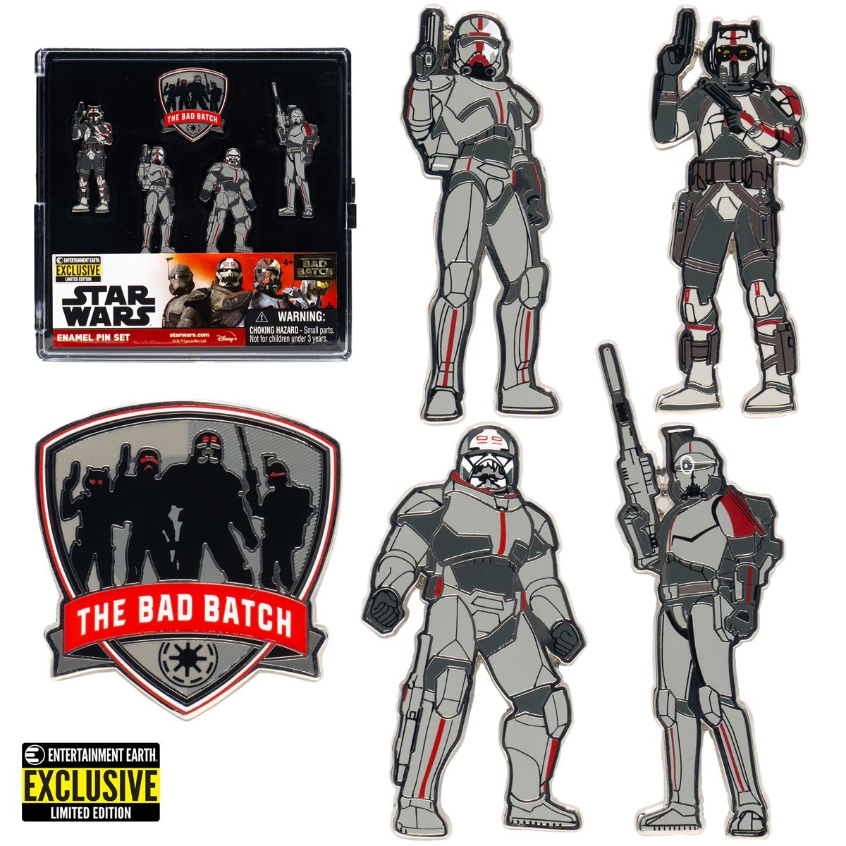 スター・ウォーズ バッド・バッチ エナメルピン ５個入 未開封 入荷写真