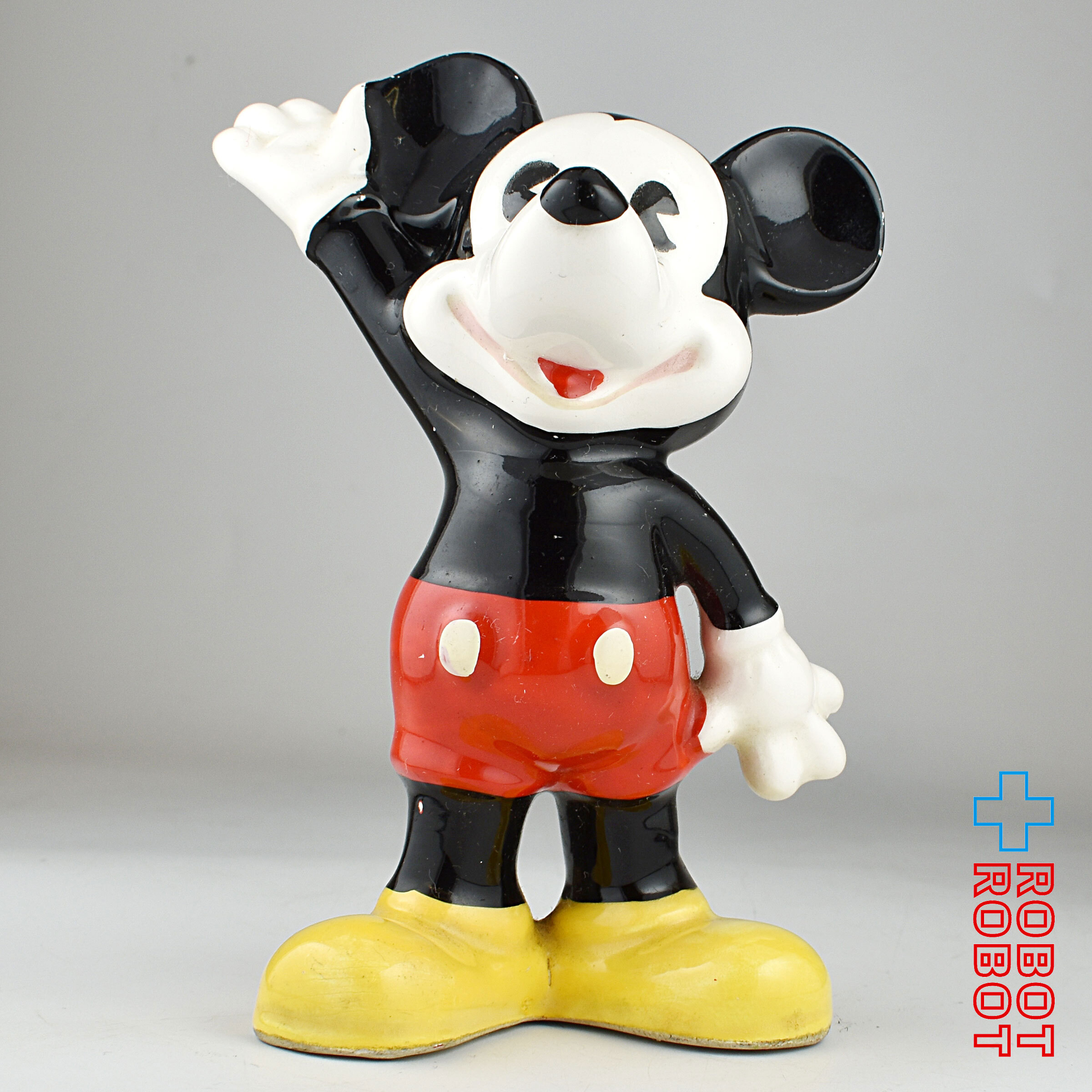 TDL 東京ディズニーランド ミッキーマウス 陶器 フィギュアリン 片手あげ 入荷写真