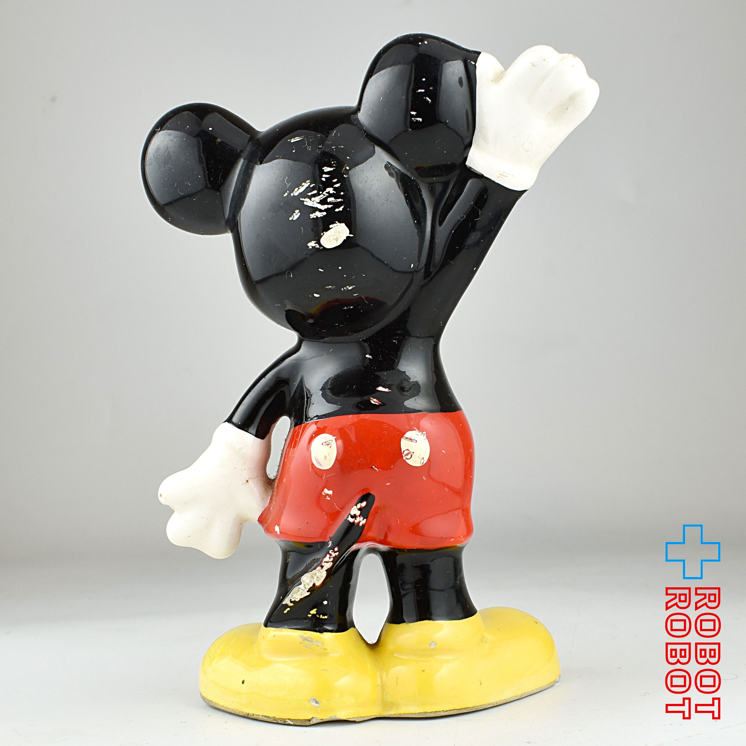 TDL 東京ディズニーランド ミッキーマウス 陶器 フィギュアリン 片手あげ 入荷写真