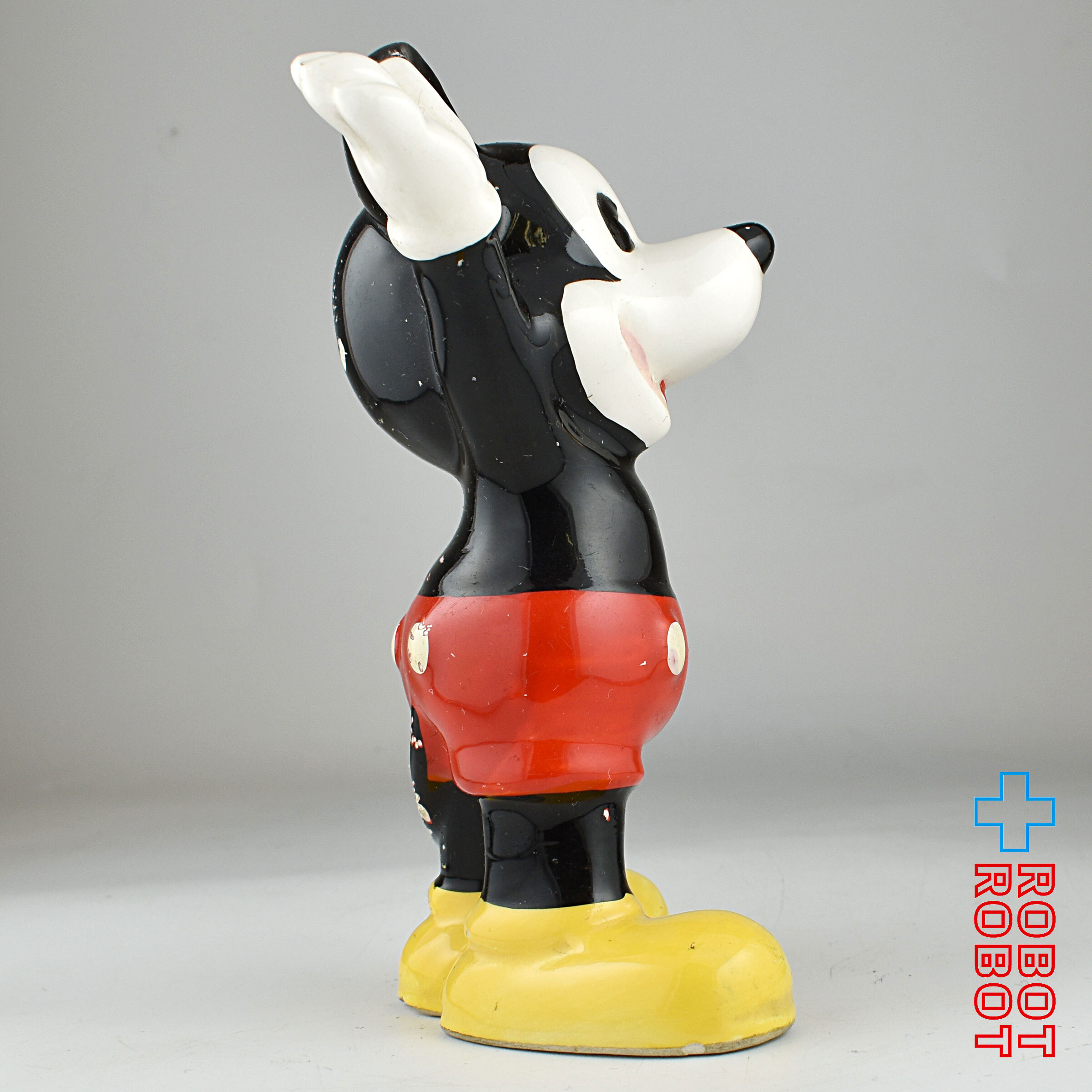 TDL 東京ディズニーランド ミッキーマウス 陶器 フィギュアリン 片手あげ 入荷写真