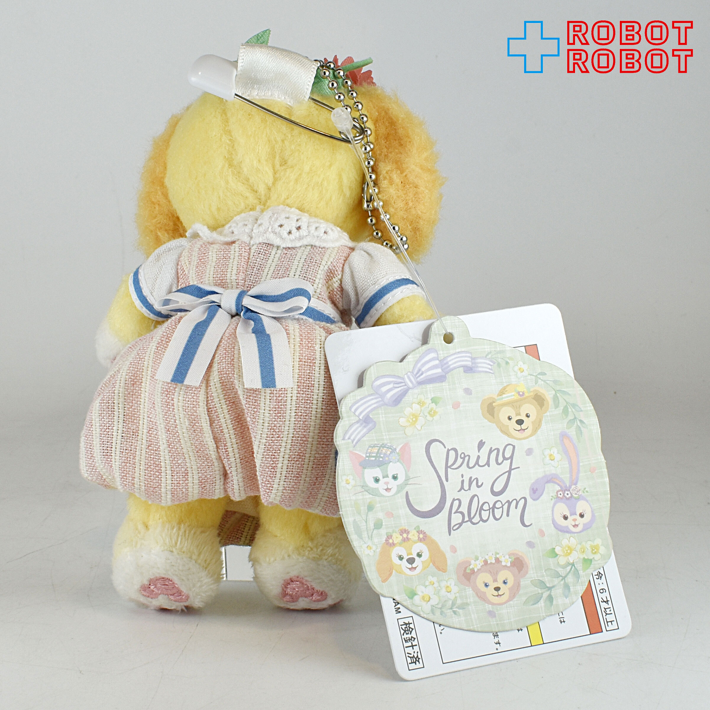 TDS クッキー・アン ダッフィー＆フレンズのスプリング・イン・ブルーム ぬいぐるみバッジ 入荷写真