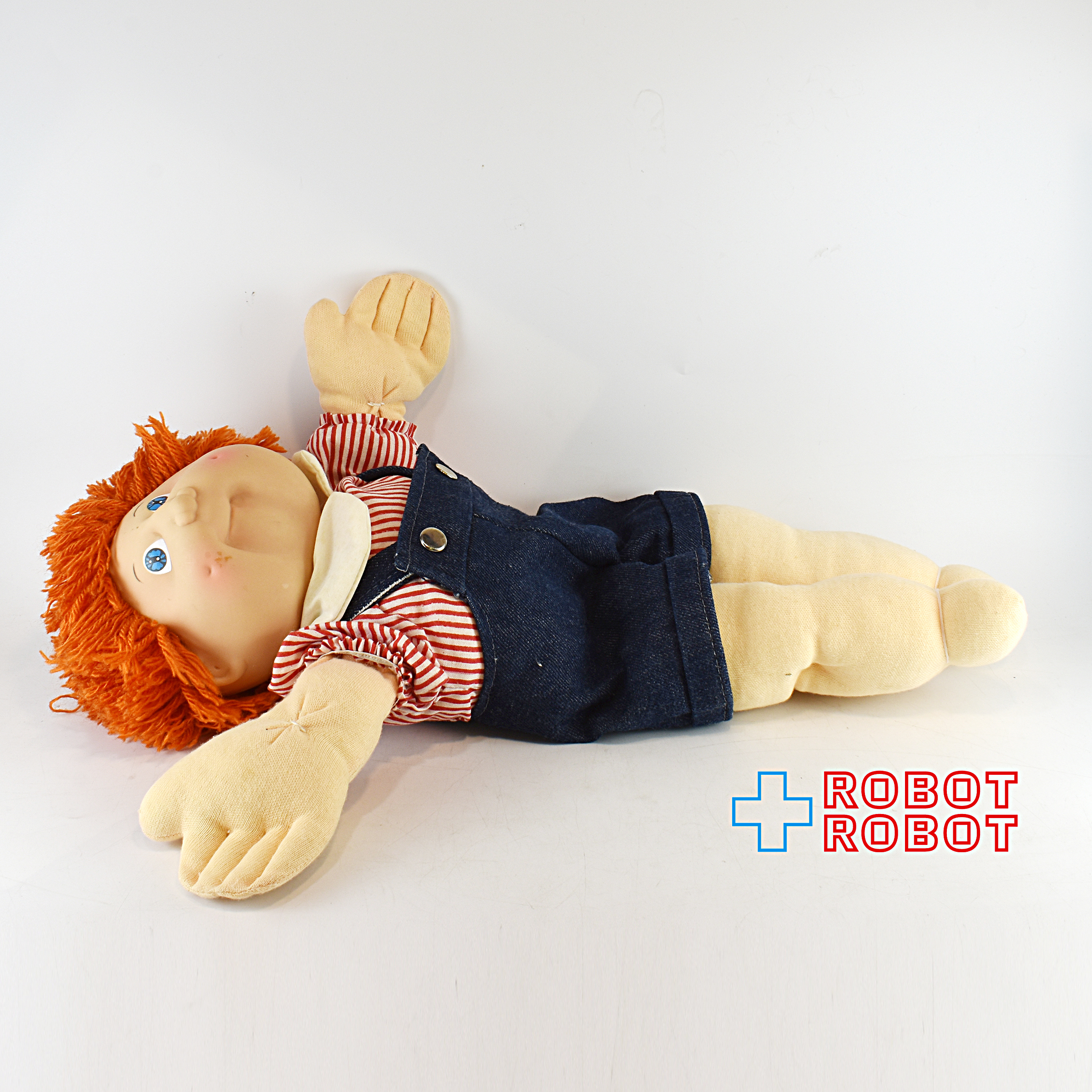 キャベツ人形 ぬいぐるみ人形 デニムのオーバーオール キャベッジ パッチ キッズ 入荷写真