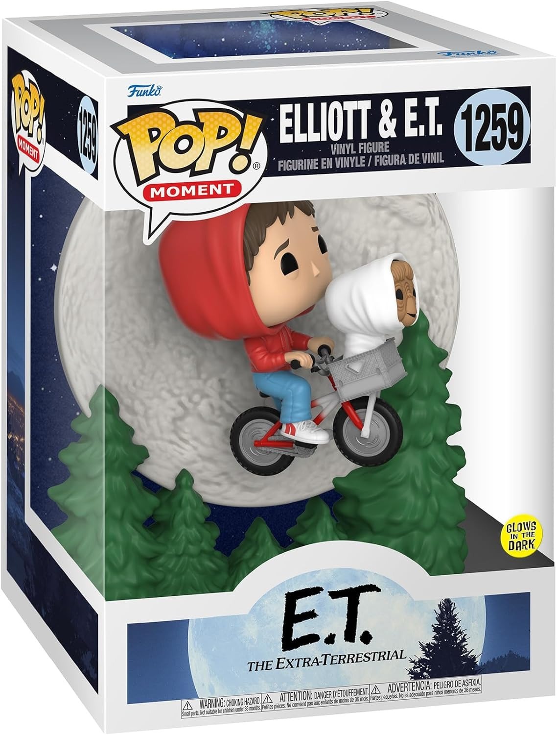 ファンコ POP! モーメント 1259 E.T. 40th エリオットとE.T. ビニールフィギュア 箱入未開封 入荷写真