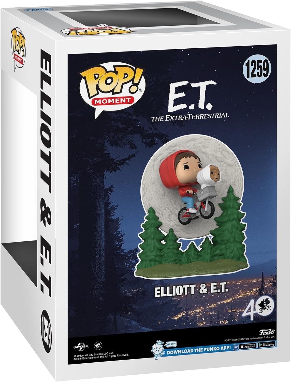ファンコ POP! モーメント 1259 E.T. 40th エリオットとE.T. ビニールフィギュア 箱入未開封 入荷写真