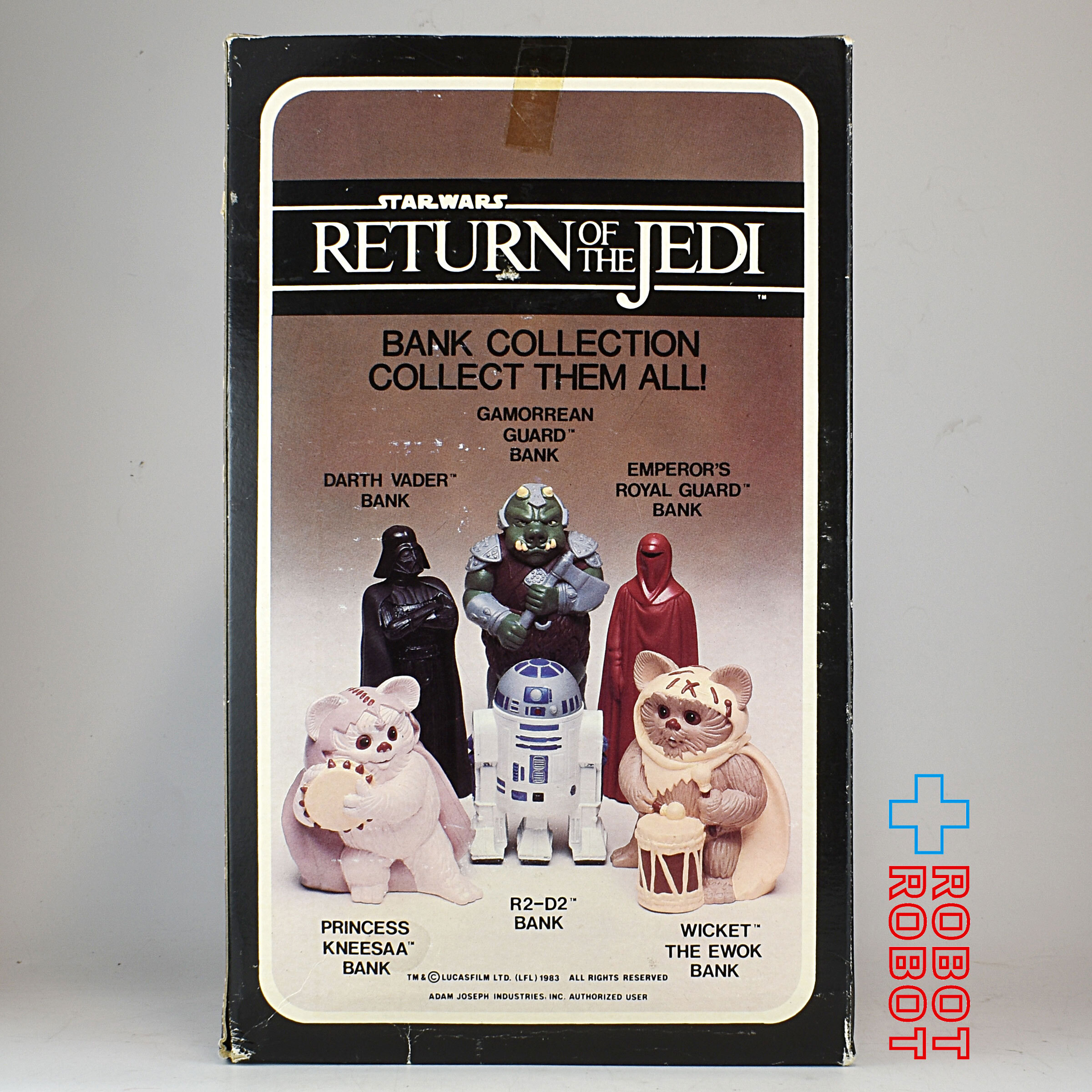 スター・ウォーズ ROTJ ダース・ベイダー ソフビ貯金箱 1983 箱入 入荷写真