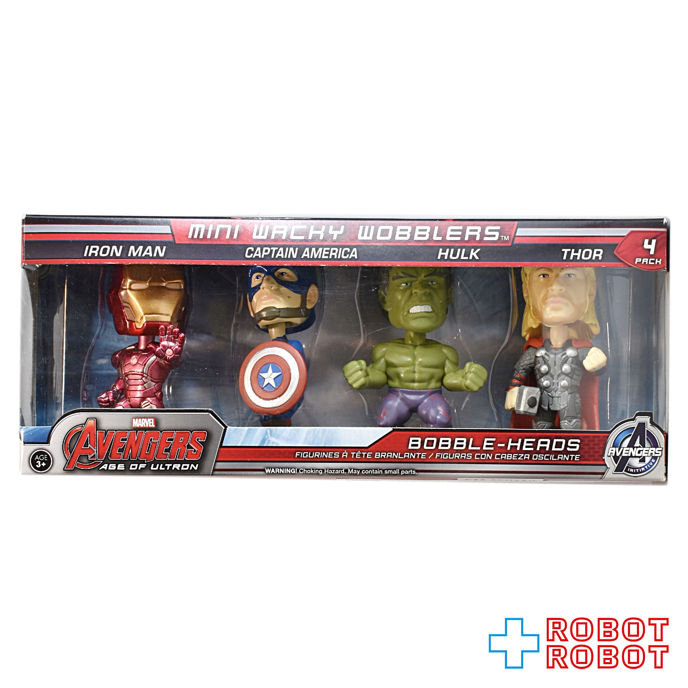 ファンコ マーベル アベンジャーズ エイジ・オブ・ウルトロン ミニ ワッキーウォブラー ボブルヘッド 4体セット 国内版 未開封 入荷写真