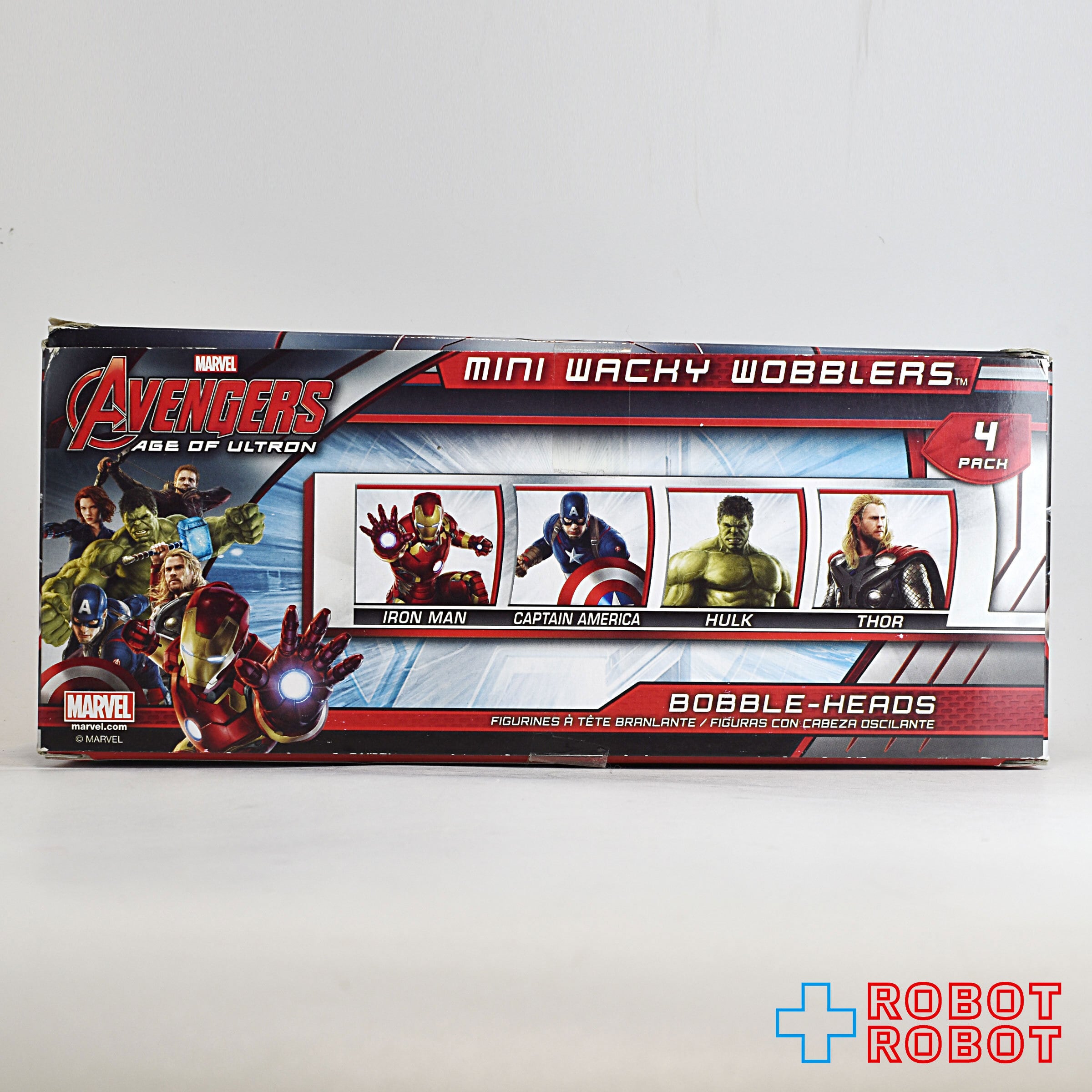 ファンコ マーベル アベンジャーズ エイジ・オブ・ウルトロン ミニ ワッキーウォブラー ボブルヘッド 4体セット 国内版 未開封 入荷写真