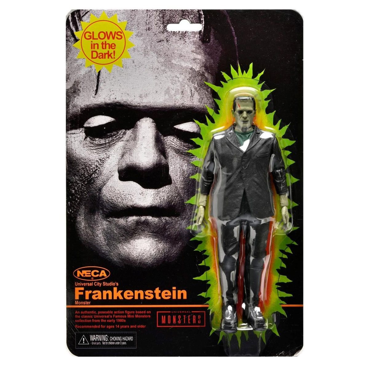 ネカ ユニバーサル・モンスター レトロ フランケンシュタイン 蓄光 7インチ アクションフィギュア 未開封 入荷写真