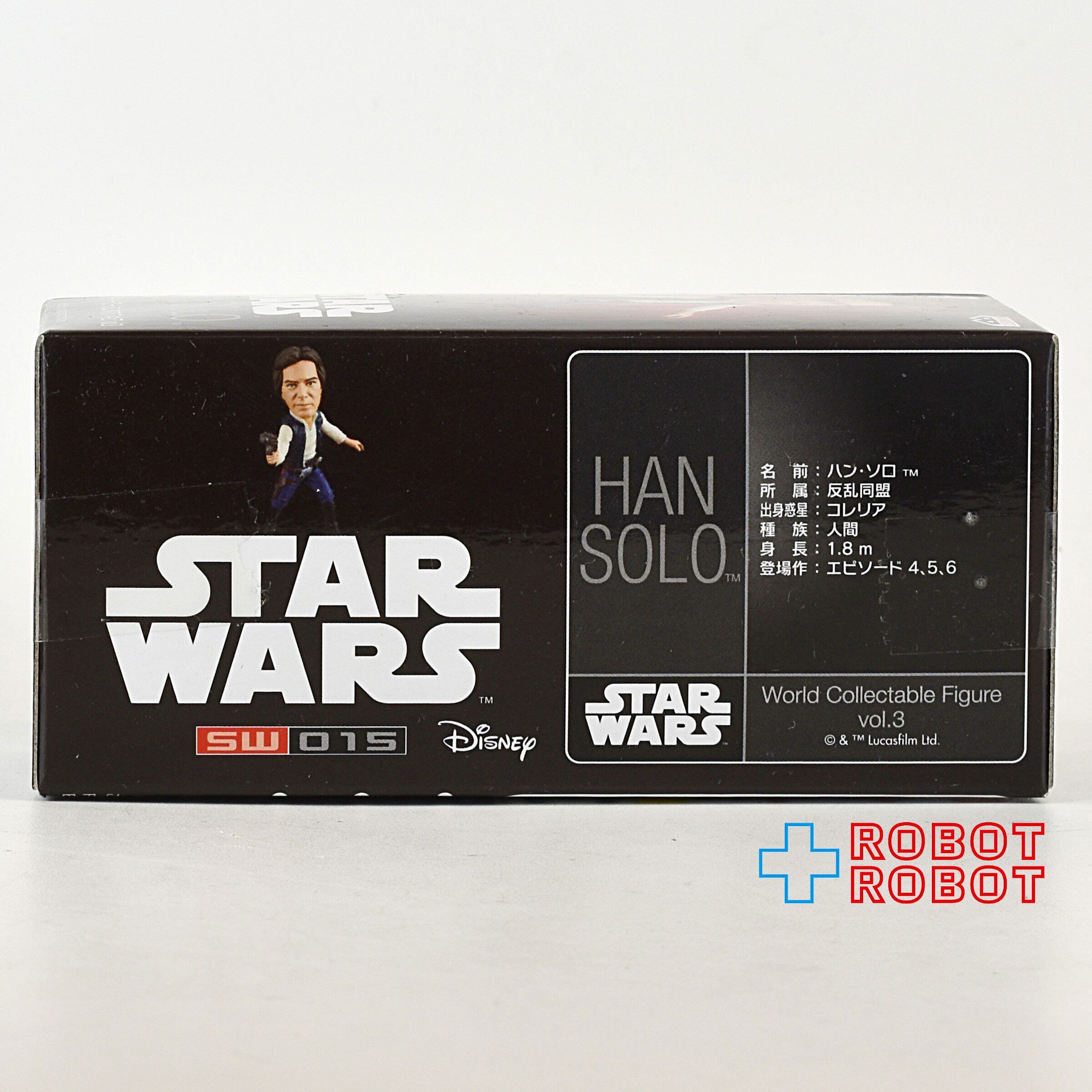 バンプレスト スター・ウォーズ ワールドコレクタブルフィギュア vol.3 ハン・ソロ 入荷写真