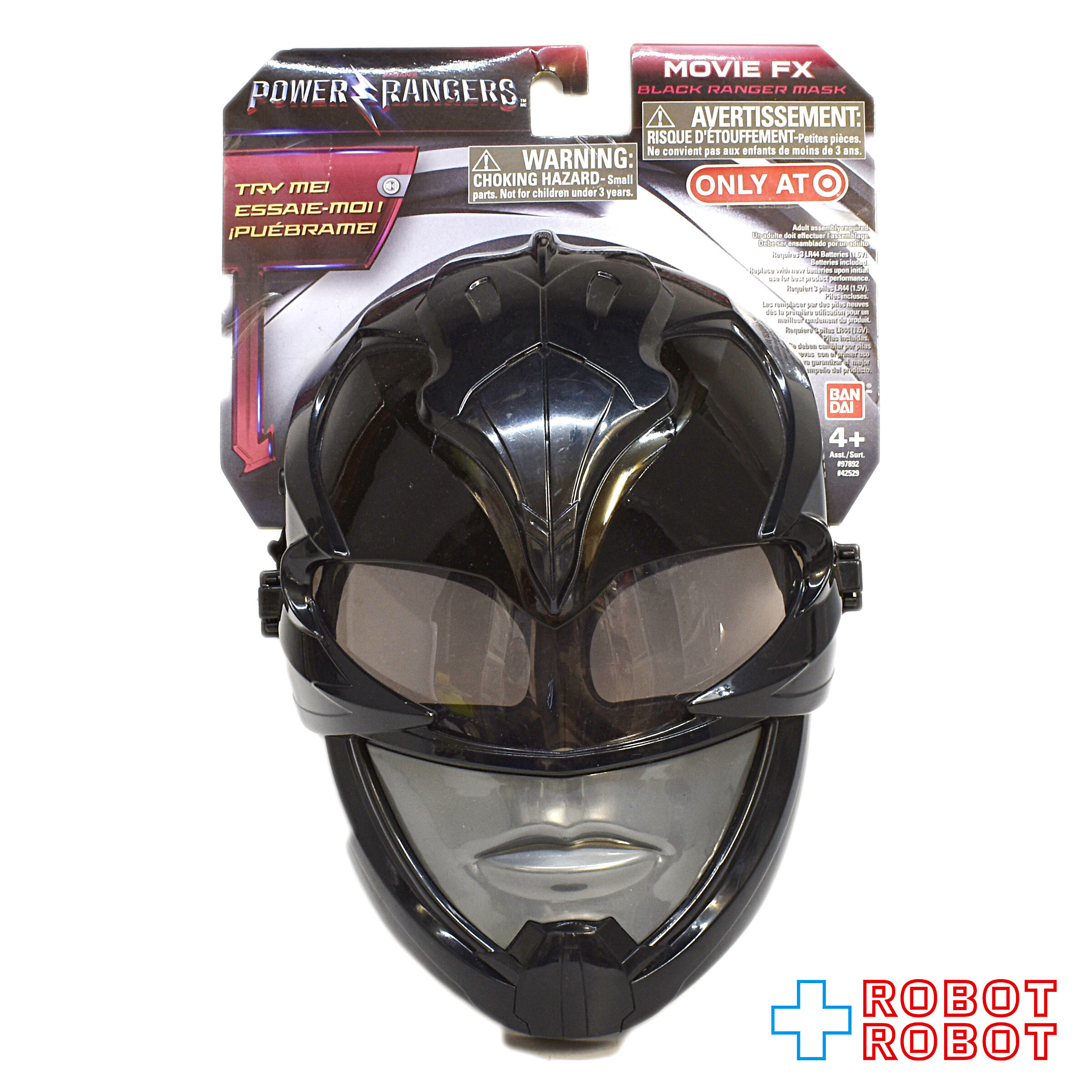 ハズブロ パワーレンジャー ブラックレンジャー トーキング マスク １号店商品 入荷写真