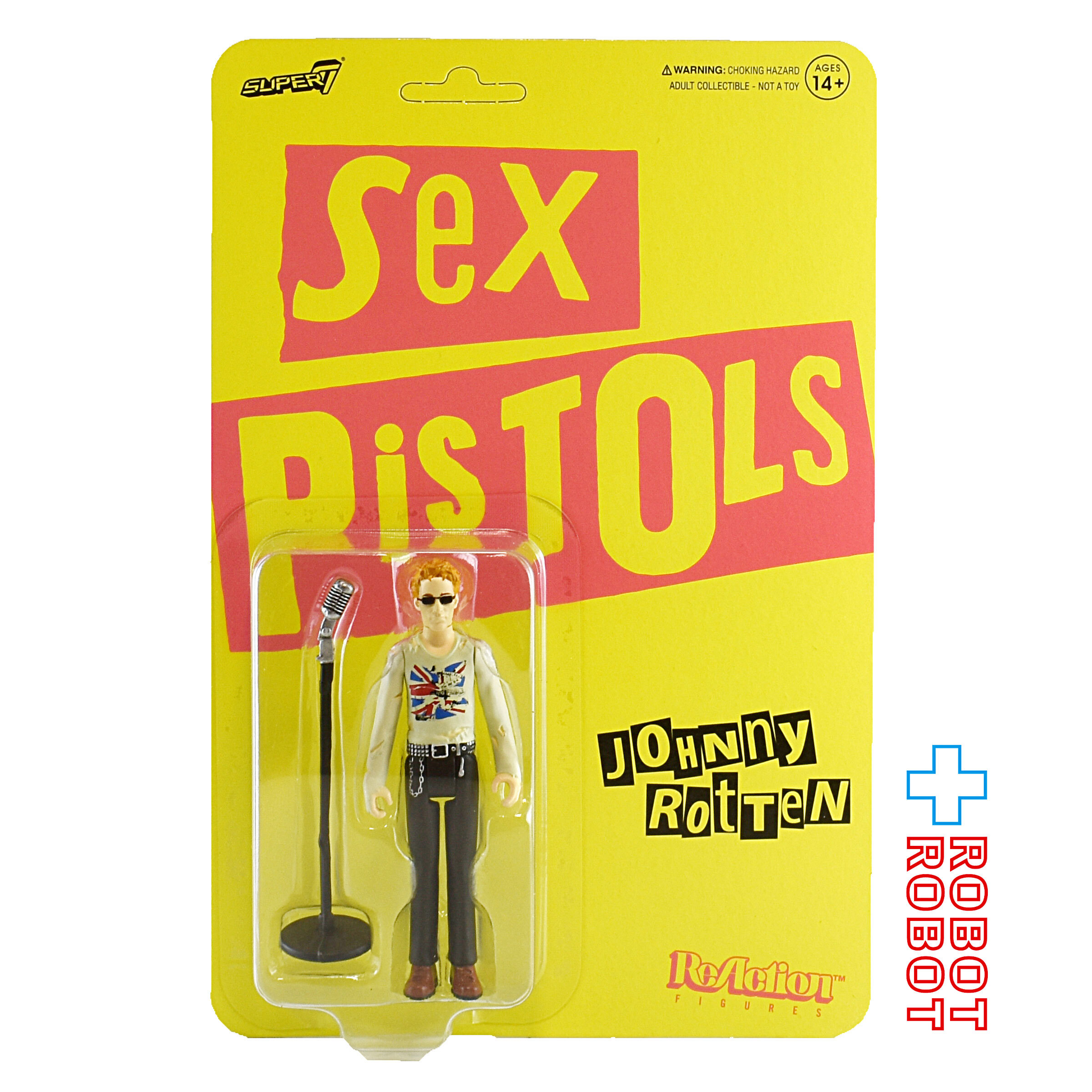 リ・アクション セックス・ピストルズ ジョニー・ロットン 3.75インチ アクションフィギュア (スーパー7) 未開封 入荷写真