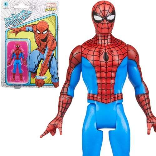 マーベルレジェンド レトロ コレクション スペクタキュラー スパイダーマン 3.75インチ アクションフィギュア 開封 入荷写真