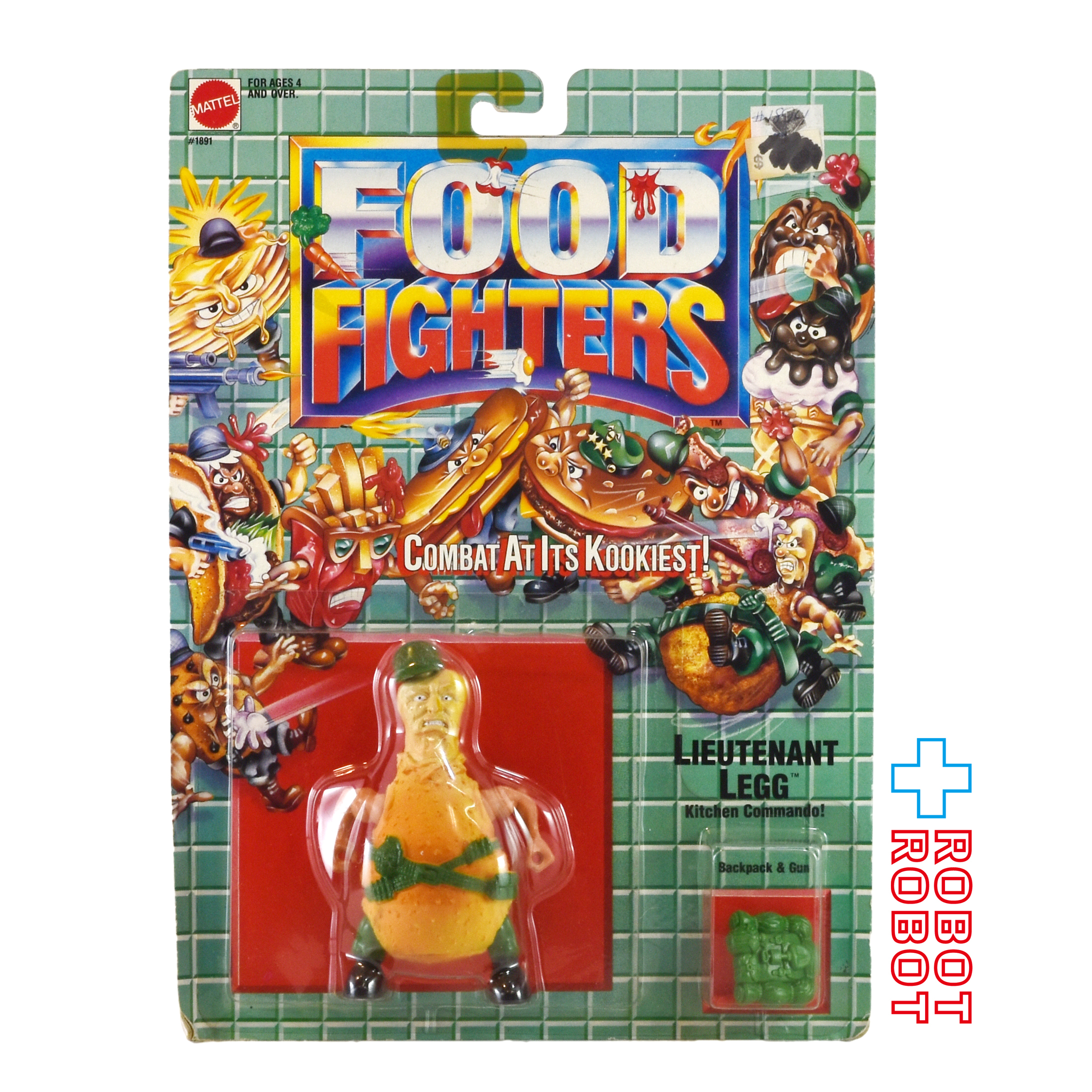 マテル フードファイターズ チップザリッパー アクションフィギュア (ビスケット) 未開封 入荷写真