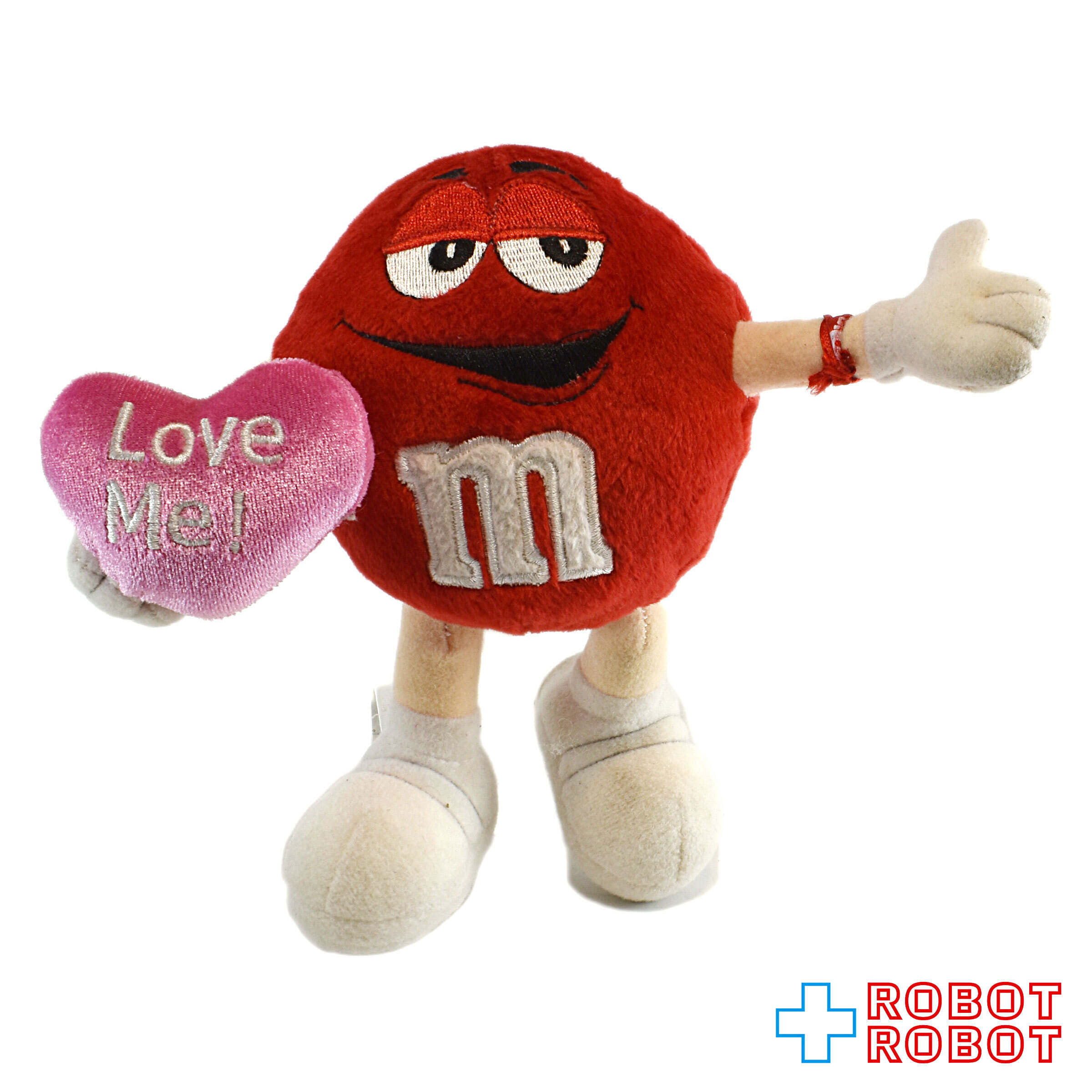 M&M's ぬいぐるみ レッド LOVE ME エムアンドエムズ 企業物 入荷写真