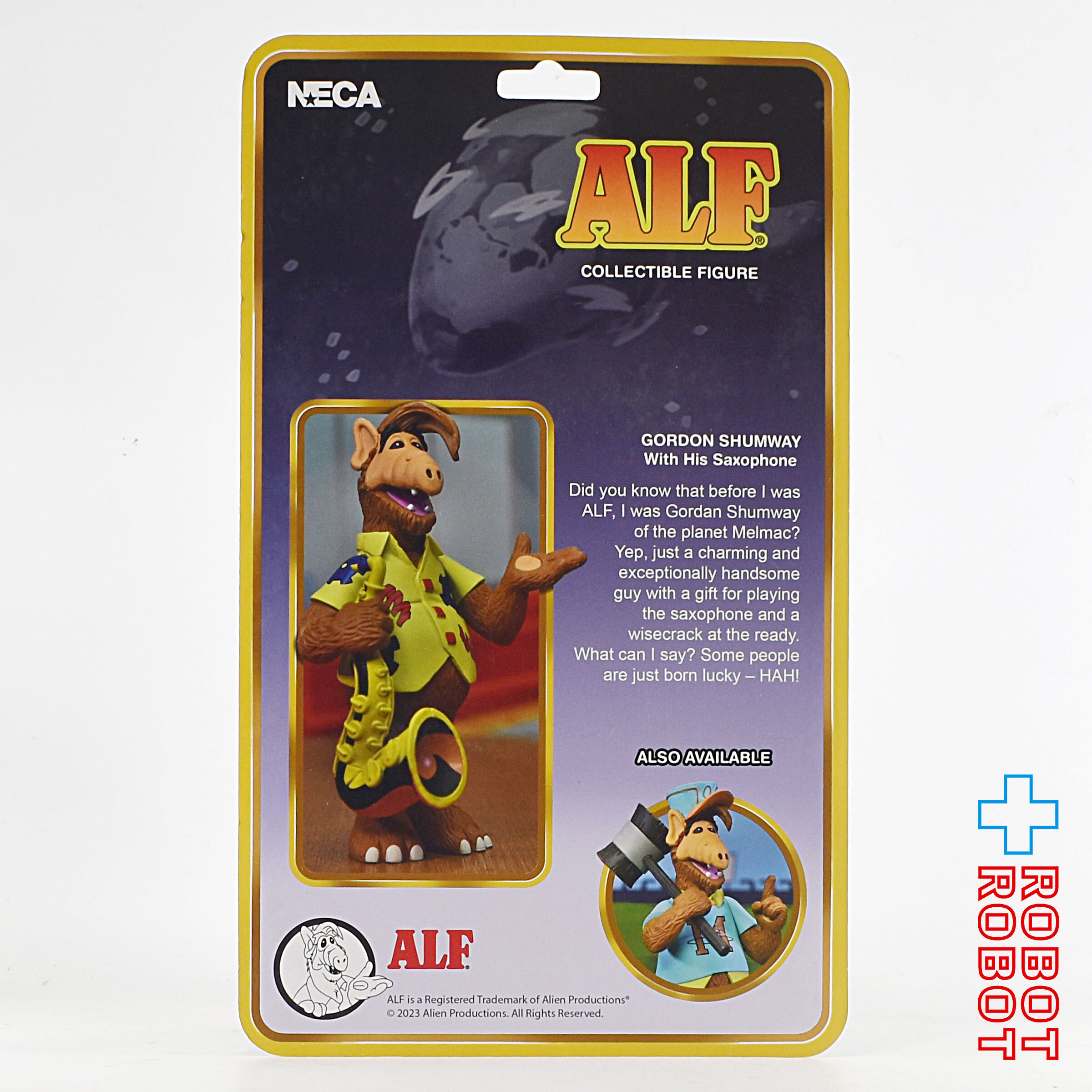 ネカ トゥーニークラシックス スタイライズド ALF アルフ ゴードン・シャムウェイ サクソフォーン ver 6インチ アクションフィギュア未開封 入荷写真