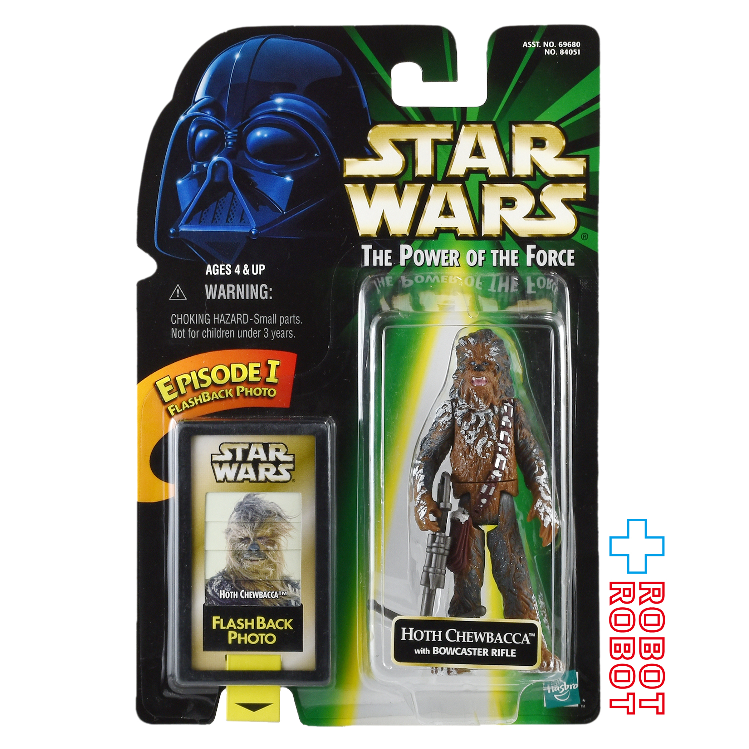 スター・ウォーズ POTF2 フラッシュバック チューバッカ スノウィー 3.75インチ アクションフィギュア 未開封 ※台紙にシワ 入荷写真
