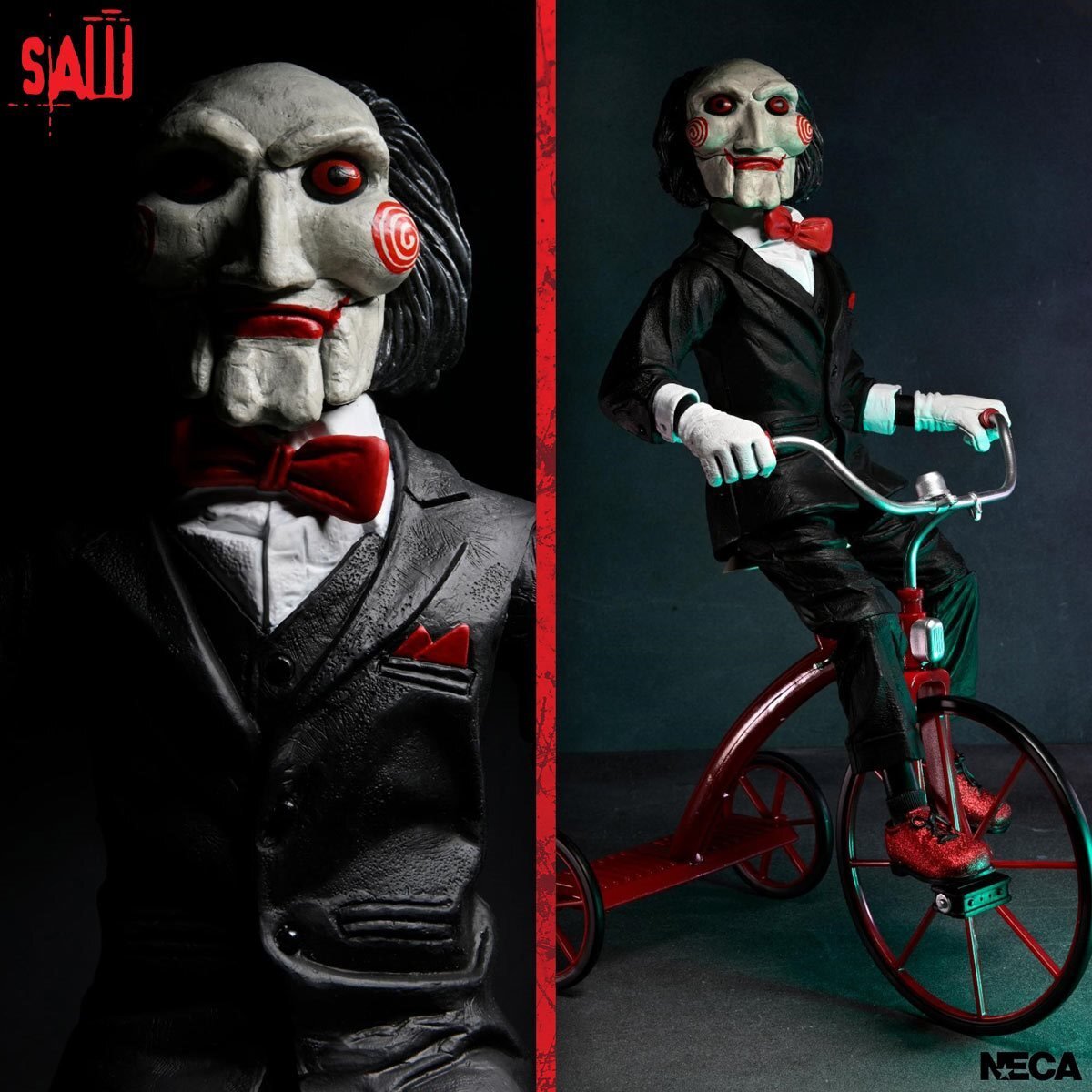 NECA ネカ SAW ジグソウ ビリー 三輪車 12インチフィギュア 未開封