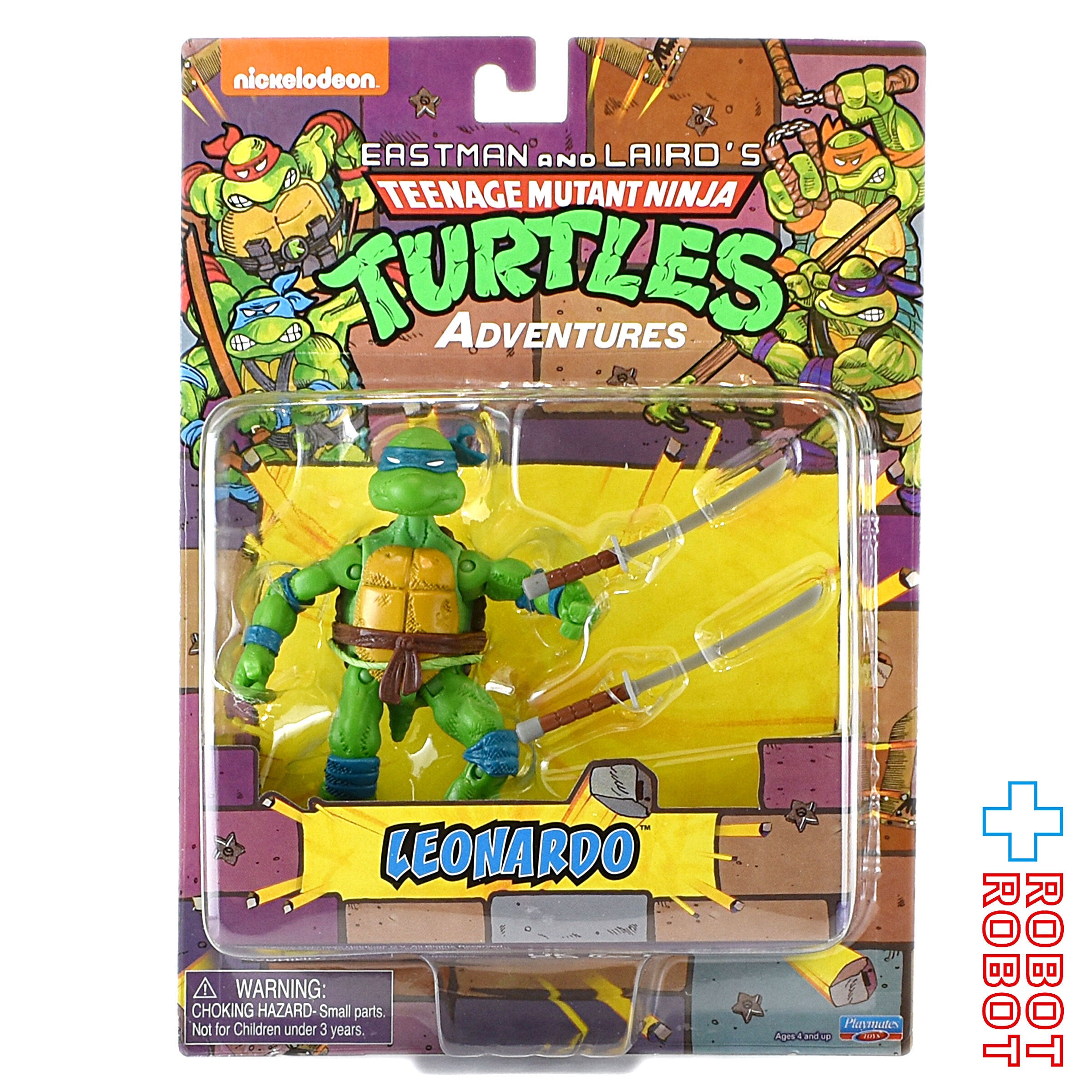 プレイメイツ タートルズ TMNT クラシック アドベンチャーズ レオナルド アクションフィギュア 未開封