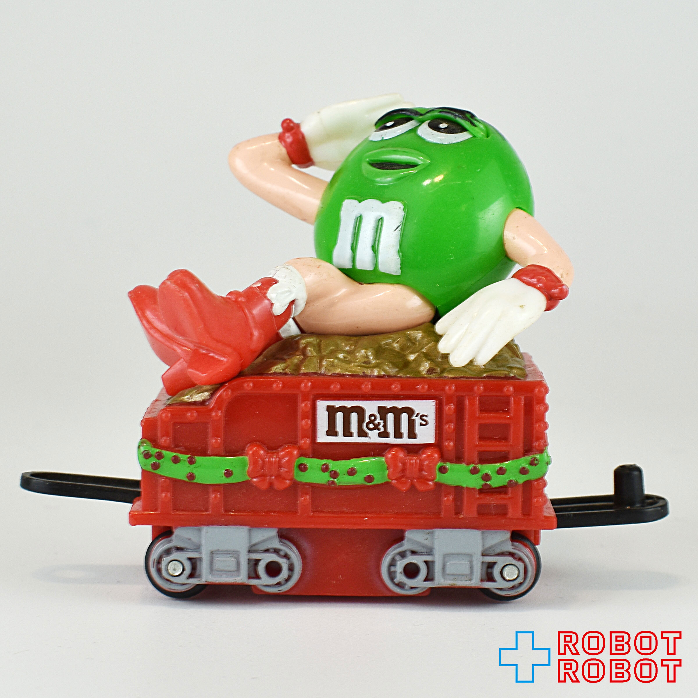 M&M's クリスマス・トレイン・トッパー グリーン 石炭貨車レッド 企業物 入荷写真