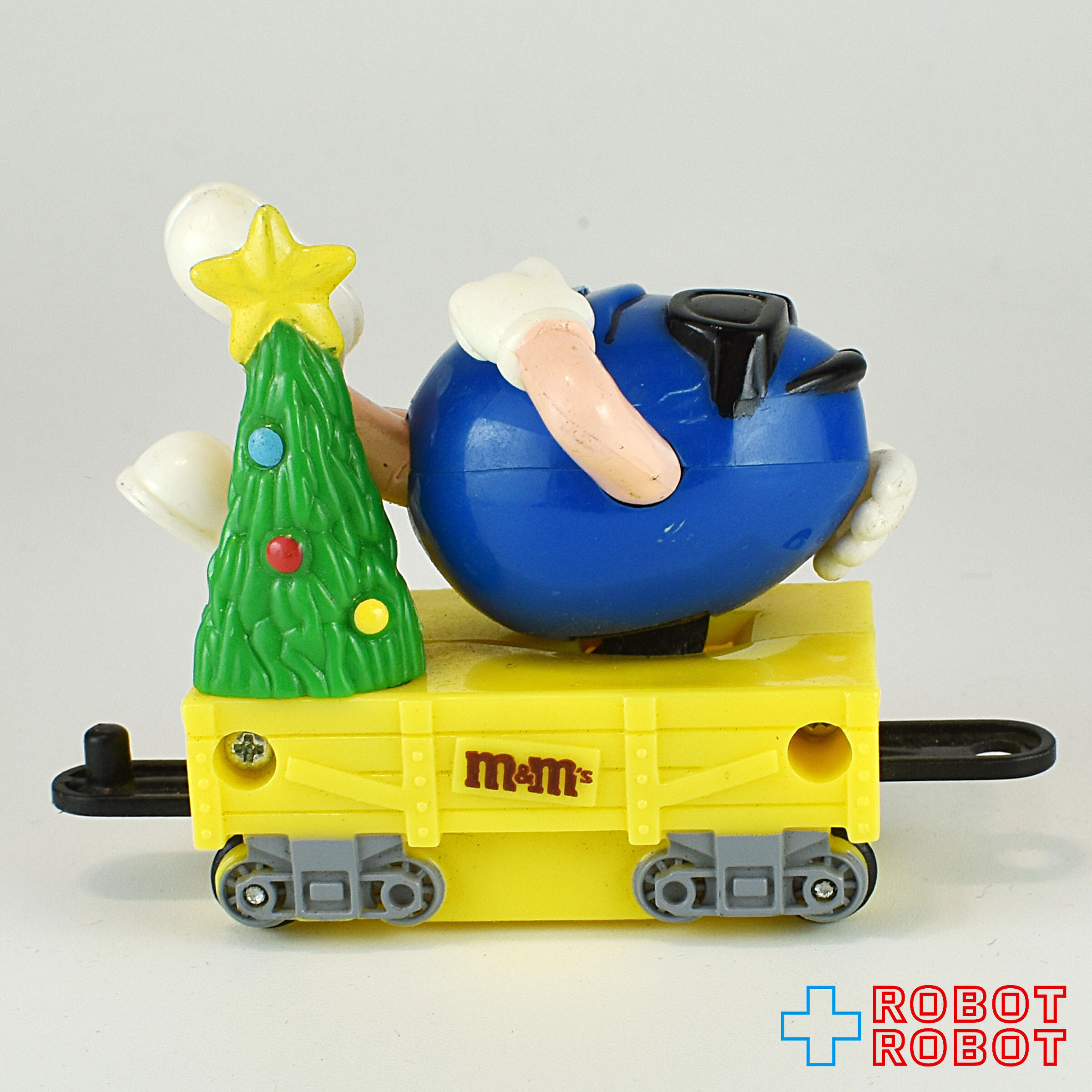 M&M's クリスマス・トレイン・トッパー ブルー クリスマスツリー平貨車イエロー 企業物 入荷写真