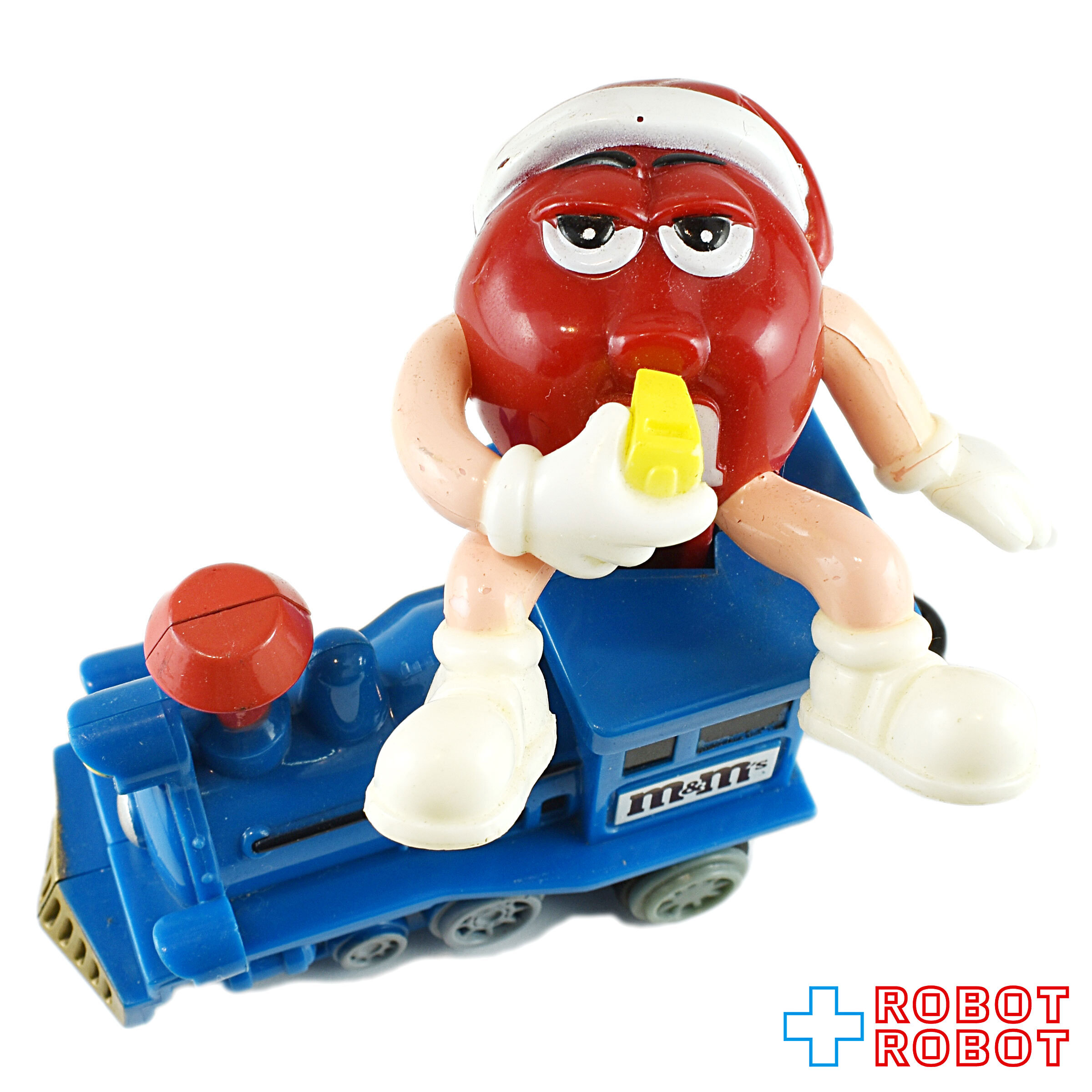 M&M's 2005 クリスマス・トレイン・トッパー レッド サンタハット 青機関車 企業物 入荷写真