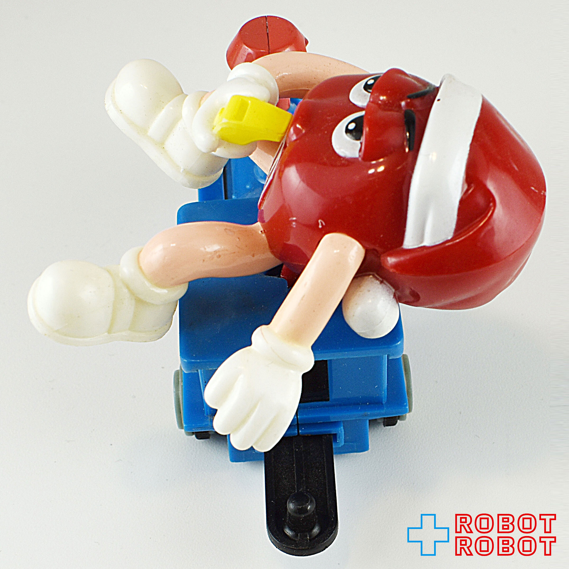 M&M's 2005 クリスマス・トレイン・トッパー レッド サンタハット 青機関車 企業物 入荷写真