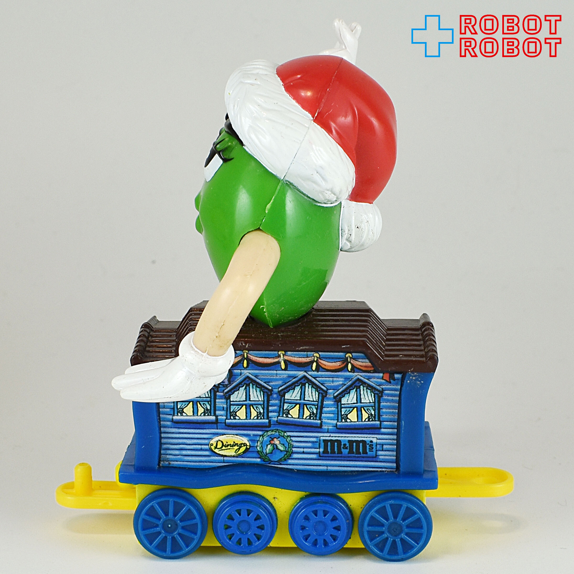 M&M's クリスマス・トレイン・トッパー グリーン 食堂車ブルー 企業物 入荷写真
