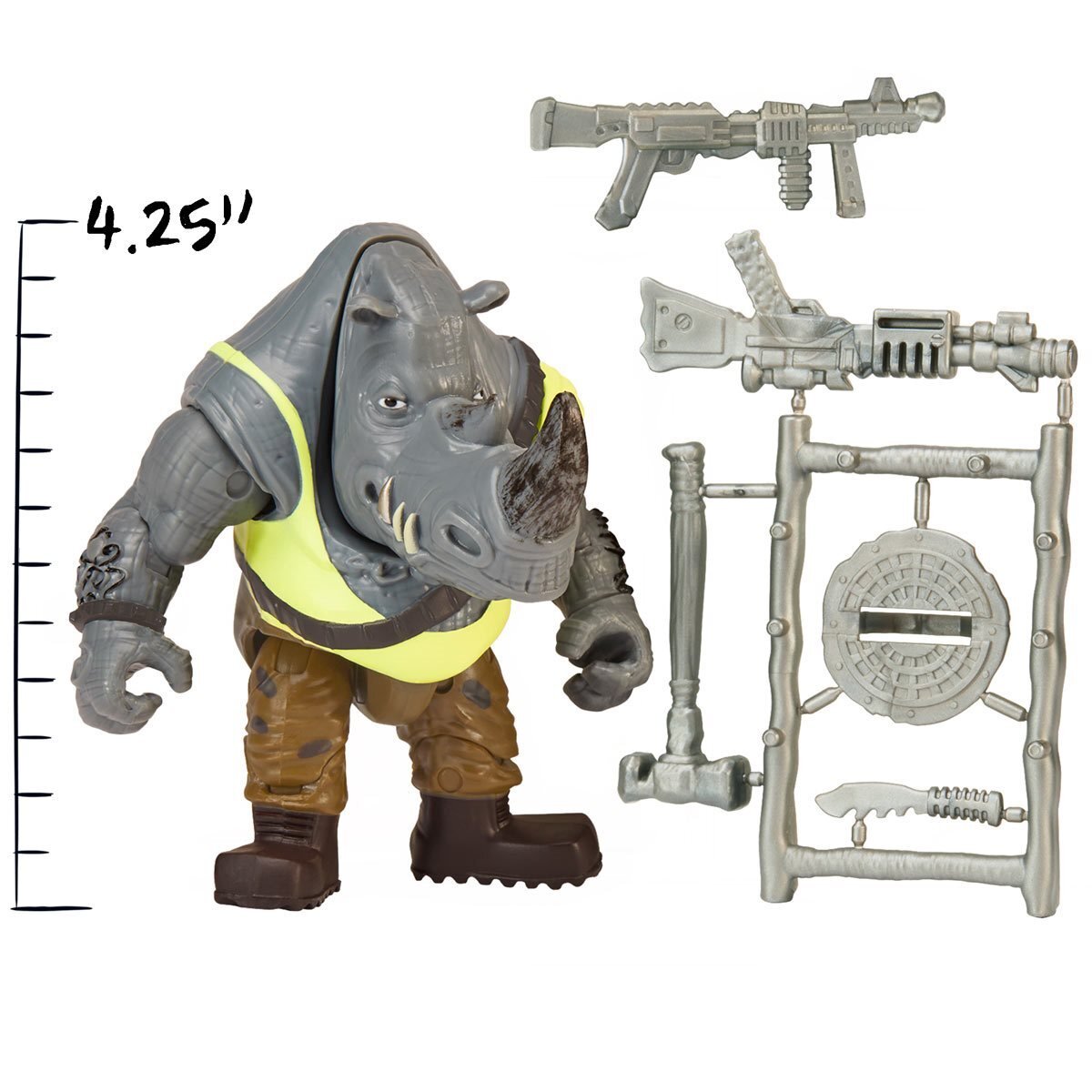 プレイメイツ タートルズ ミュータント・パニック！TMNT ロックステディ 5インチ ベーシックフィギュア 未開封 入荷写真