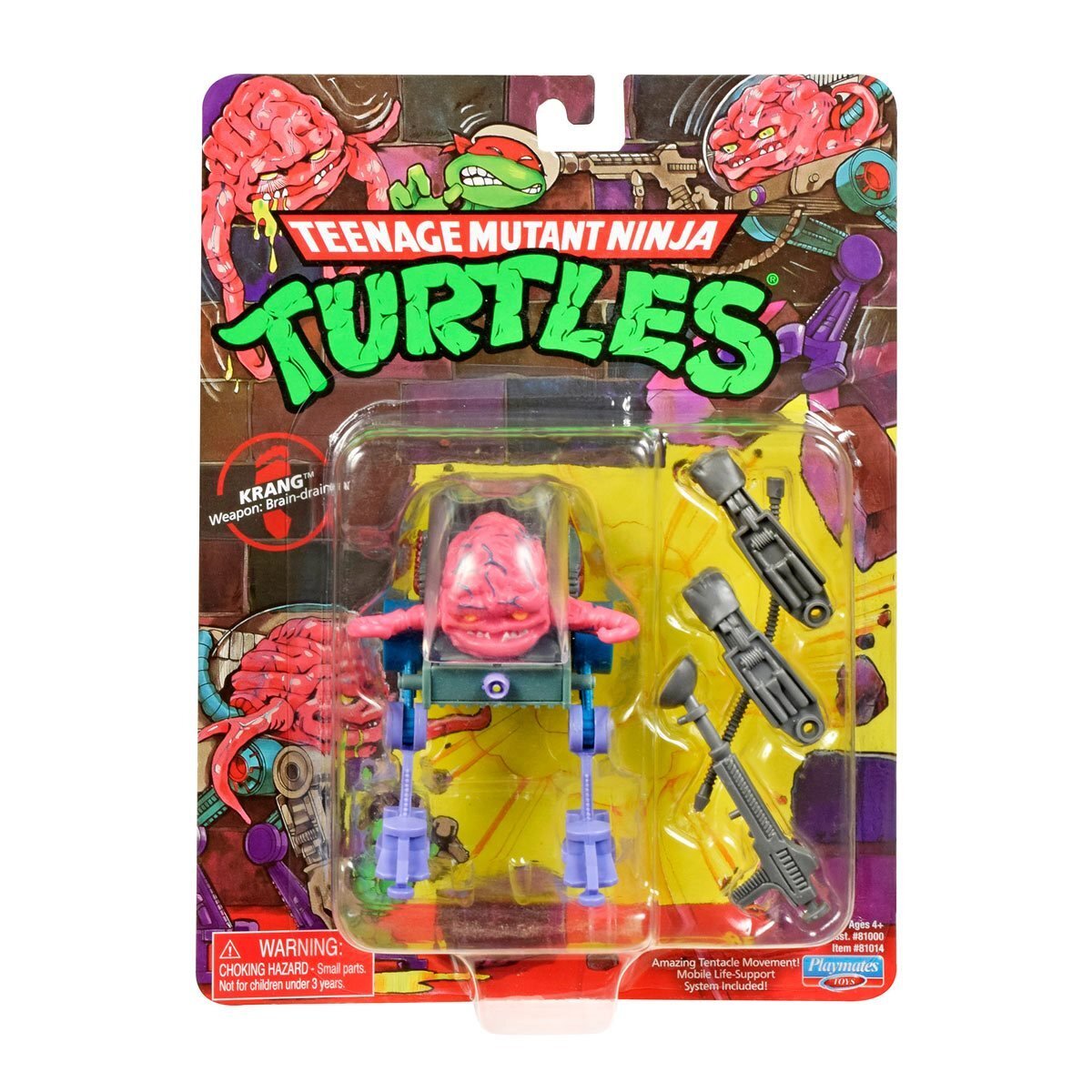 プレイメイツ タートルズ TMNT オリジナル・クラシック クランゲ 4インチ ベーシックフィギュア 未開封 入荷写真