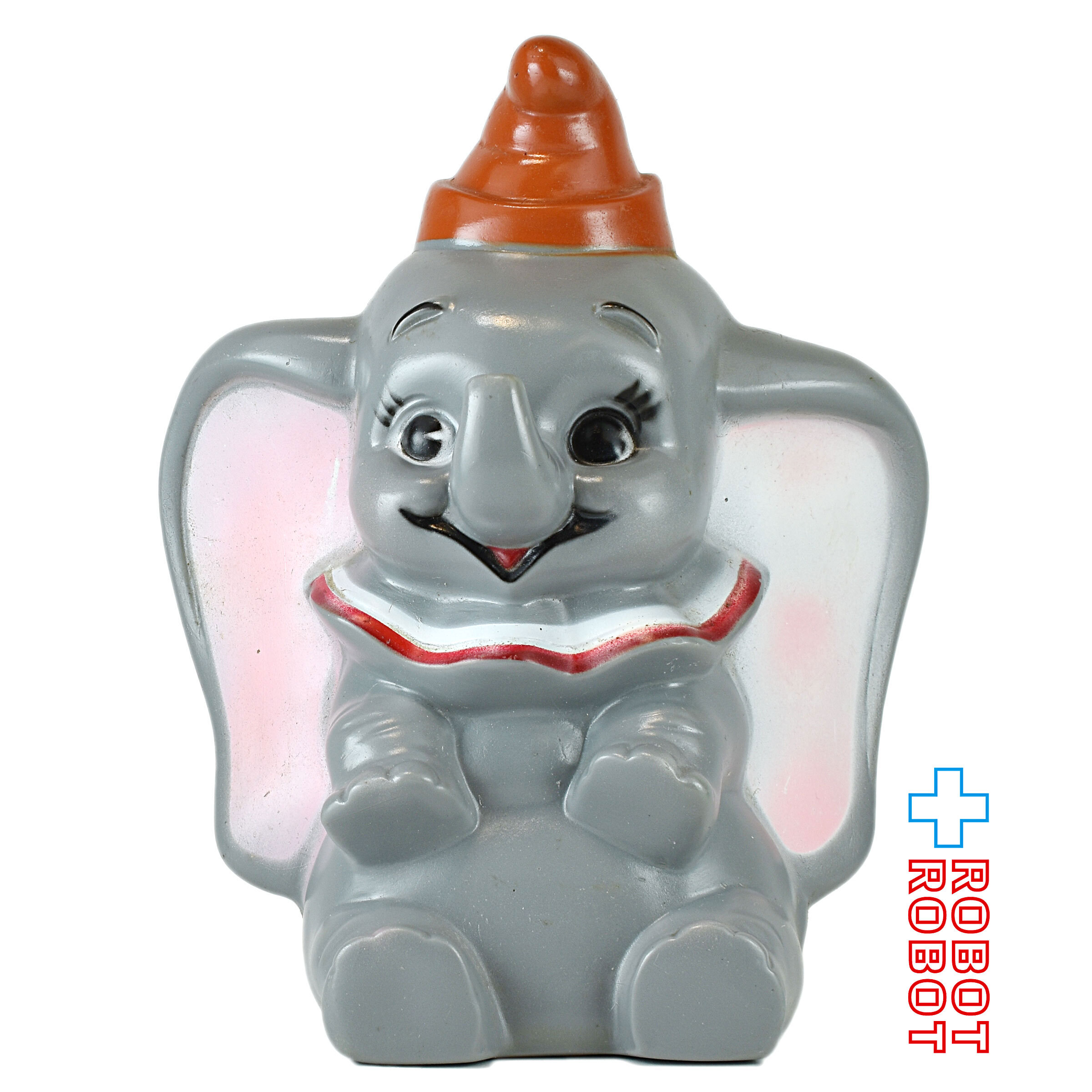 プレイパル デイズニー ダンボ スモール 赤色帽子 ソフビ貯金箱 ウォルトディズニープロダクション 入荷写真