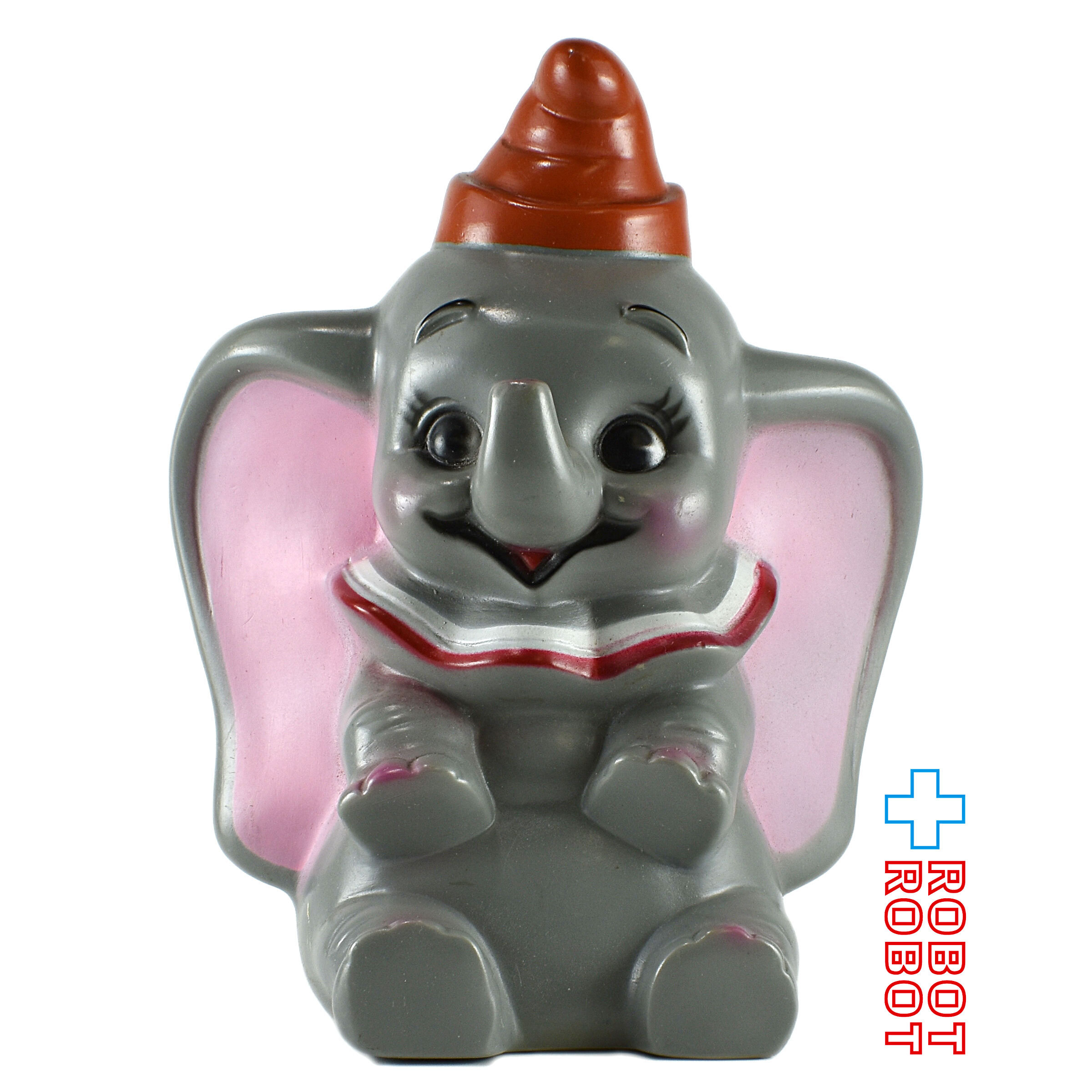 プレイパル デイズニー ダンボ スモール 赤色帽子 ソフビ貯金箱 ウォルトディズニープロダクション 入荷写真