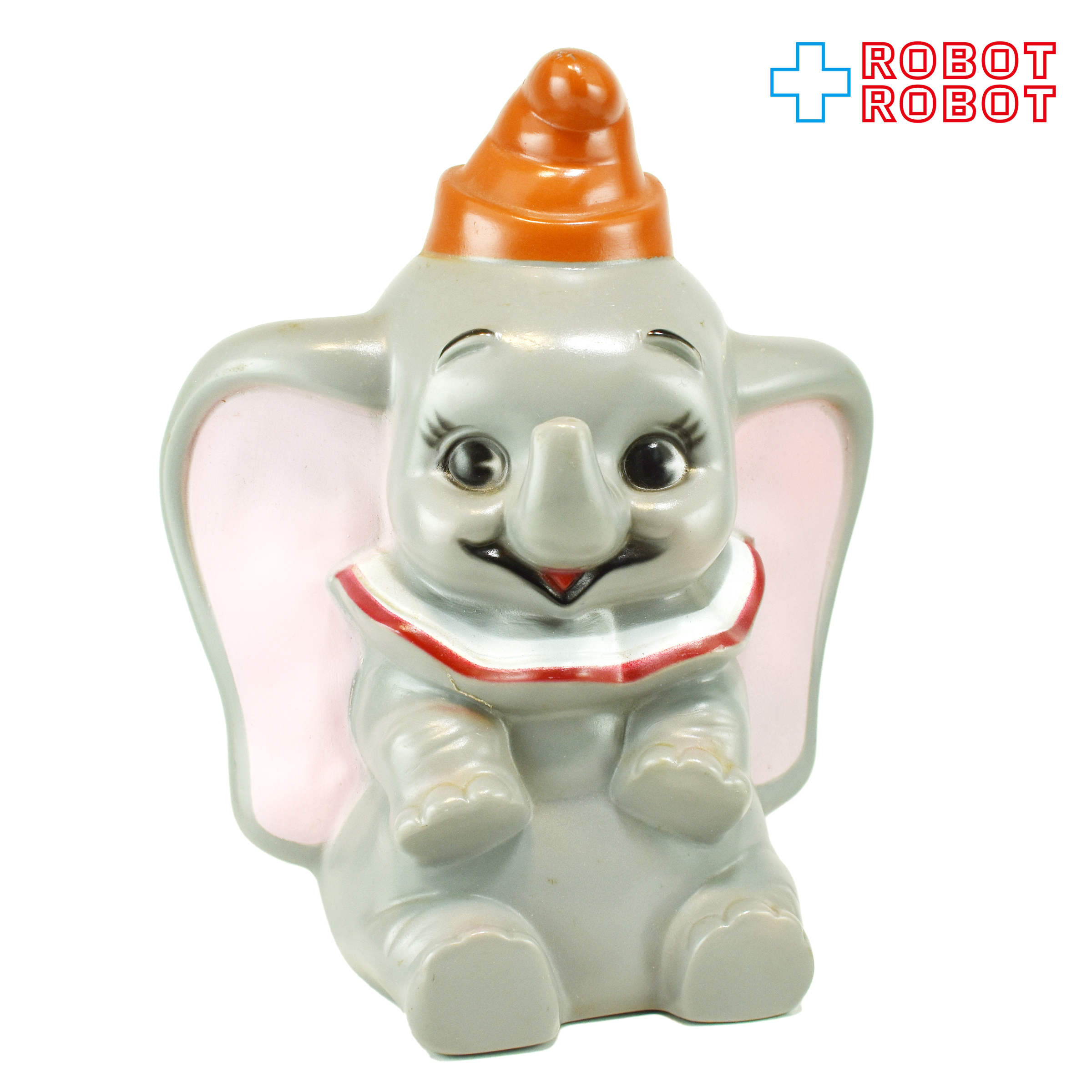 プレイパル デイズニー ダンボ スモール 赤色帽子 ソフビ貯金箱 ウォルトディズニープロダクション 入荷写真