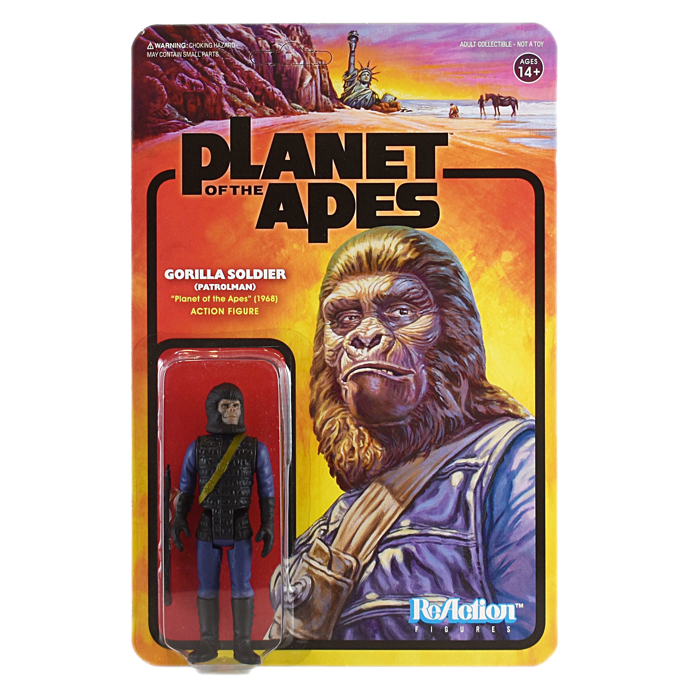 リ・アクション 猿の惑星 ゴリラソルジャー(パトロールマン) 3.75インチ アクションフィギュア