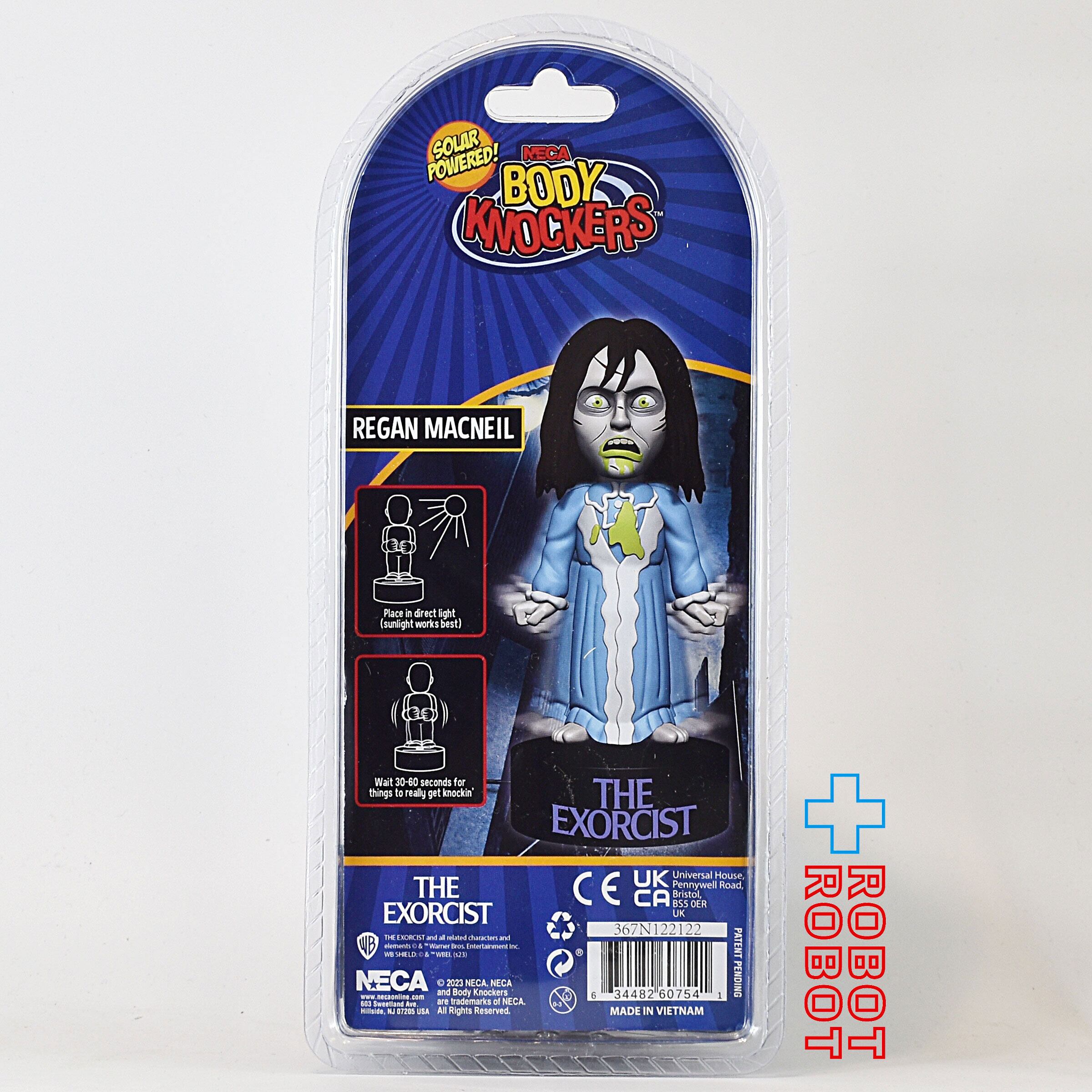 NECA ネカ エクソシスト リーガン ソーラーパワーボディーノッカー ボビングヘッドフィギュア 未開封 入荷写真