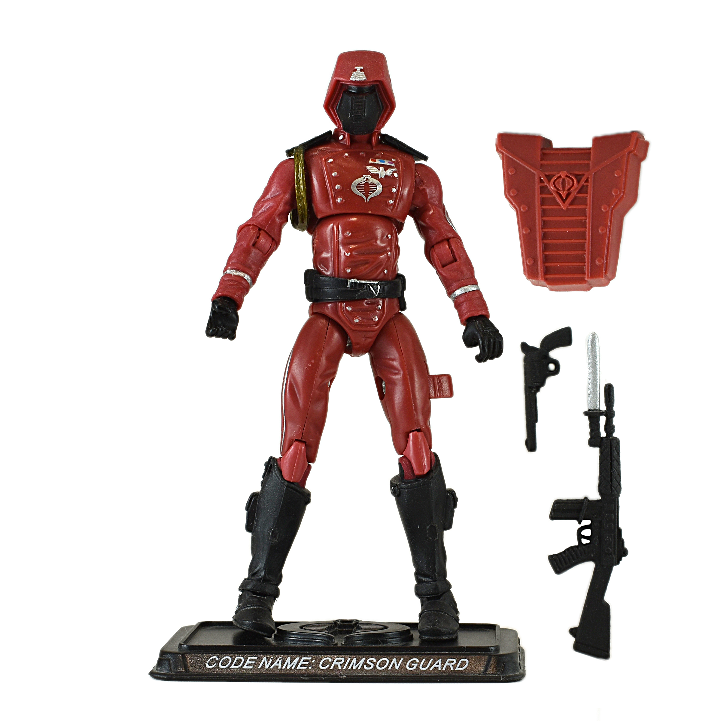 ハズブロ G.I.ジョー GIジョー 25周年コブラ コブラエリートトルーパー ( クリムゾンガード ) 3.75 インチ アクションフィギュア 2008 ルース完品 入荷写真