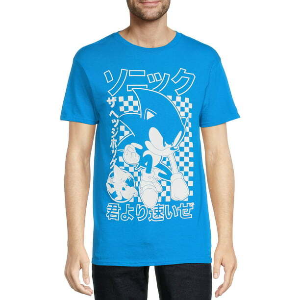Tシャツ ソニック・ザ・ヘッジ ホッグ 日本語 青 入荷写真