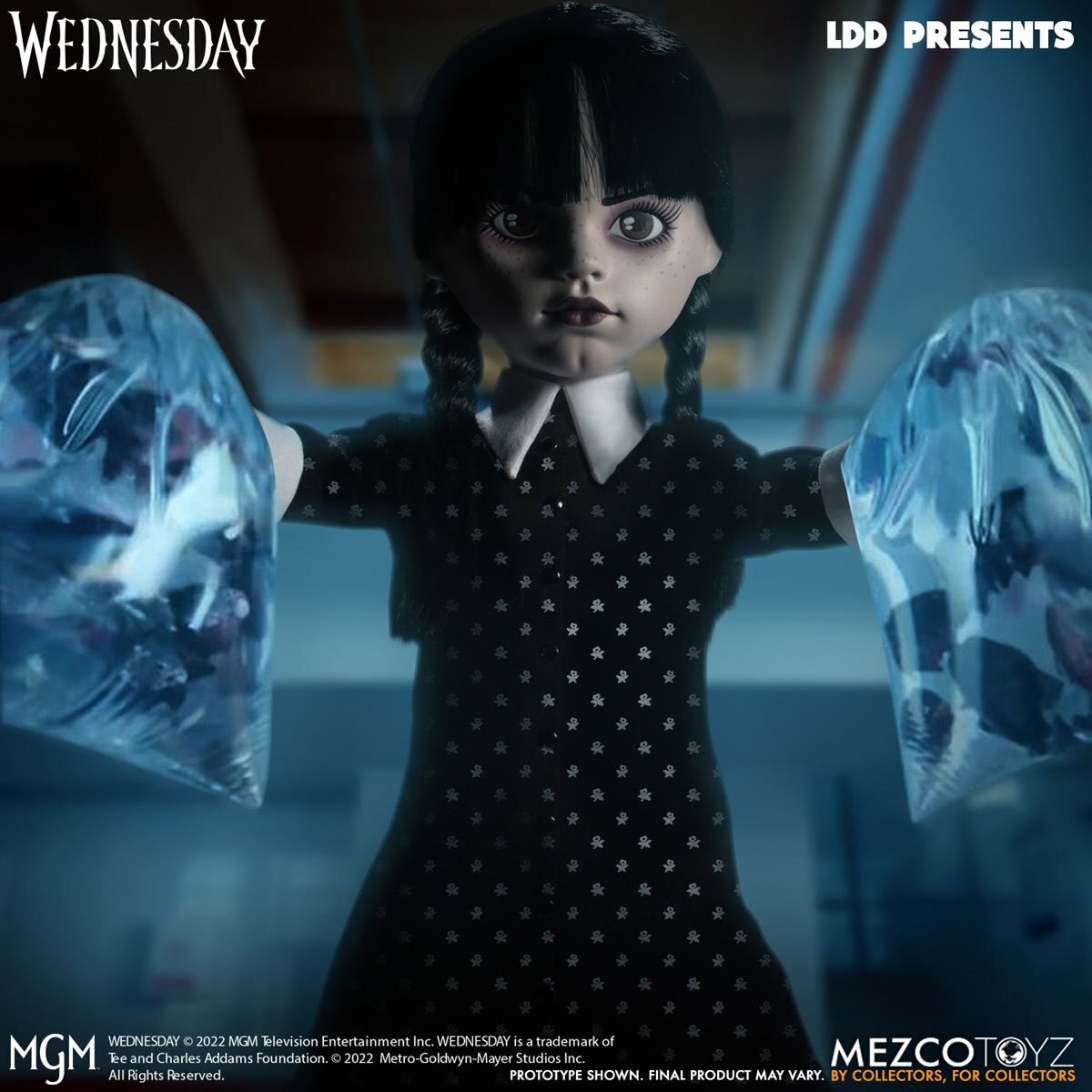 リビングデッドドールズ LDD Netflix Wednesday ウェンズデー・アダムス with ハンド 未開封 入荷写真