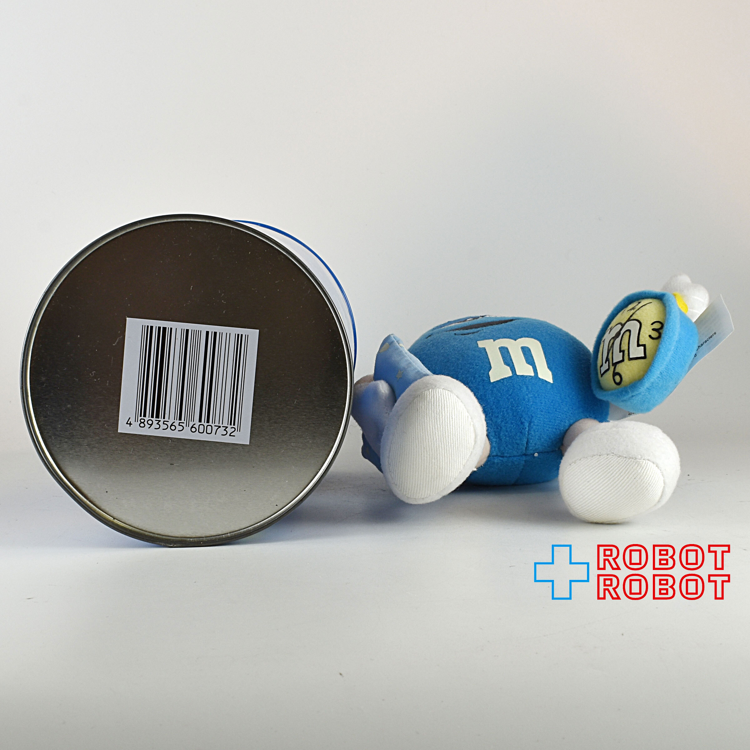M&M's ブルー ナイトキャップ エムアンドエムズ ぬいぐるみ人形 缶入 企業物 入荷写真