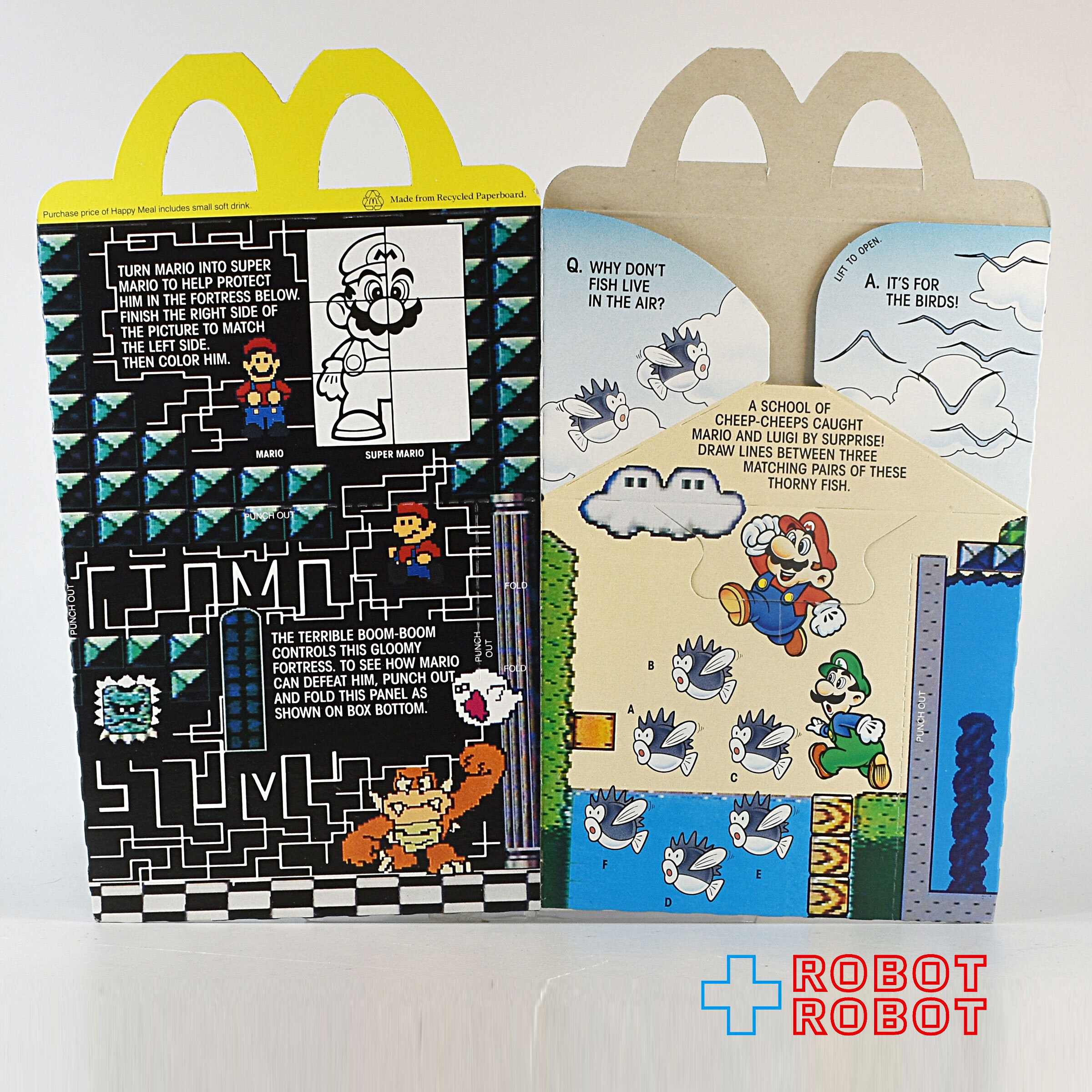 マクドナルド 空箱 スーパーマリオ３ アイスランドワールド ハッピーミールトイ 入荷写真
