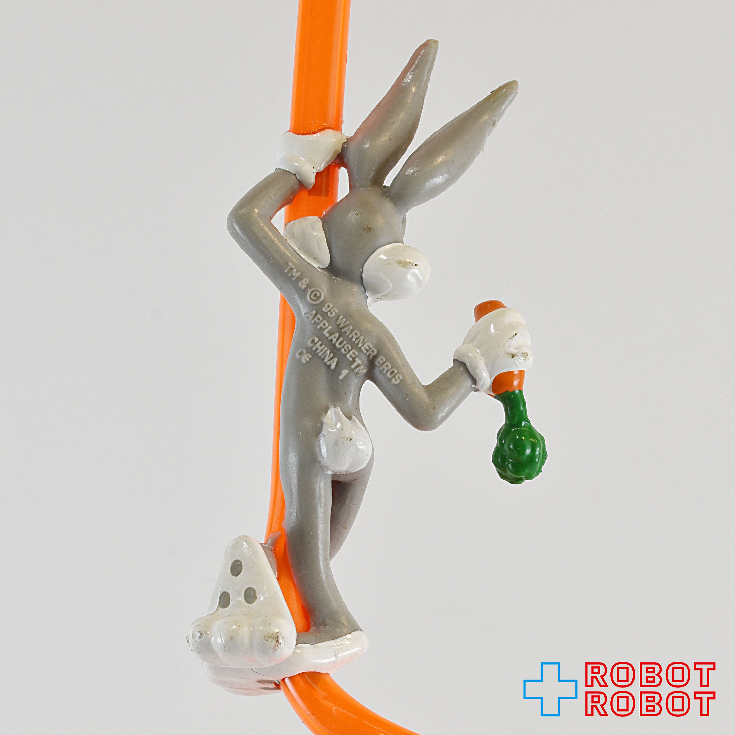 ルーニー・テューンズ バッグス・バニー PVCフィギュア付ストロー アプローズ社 入荷写真