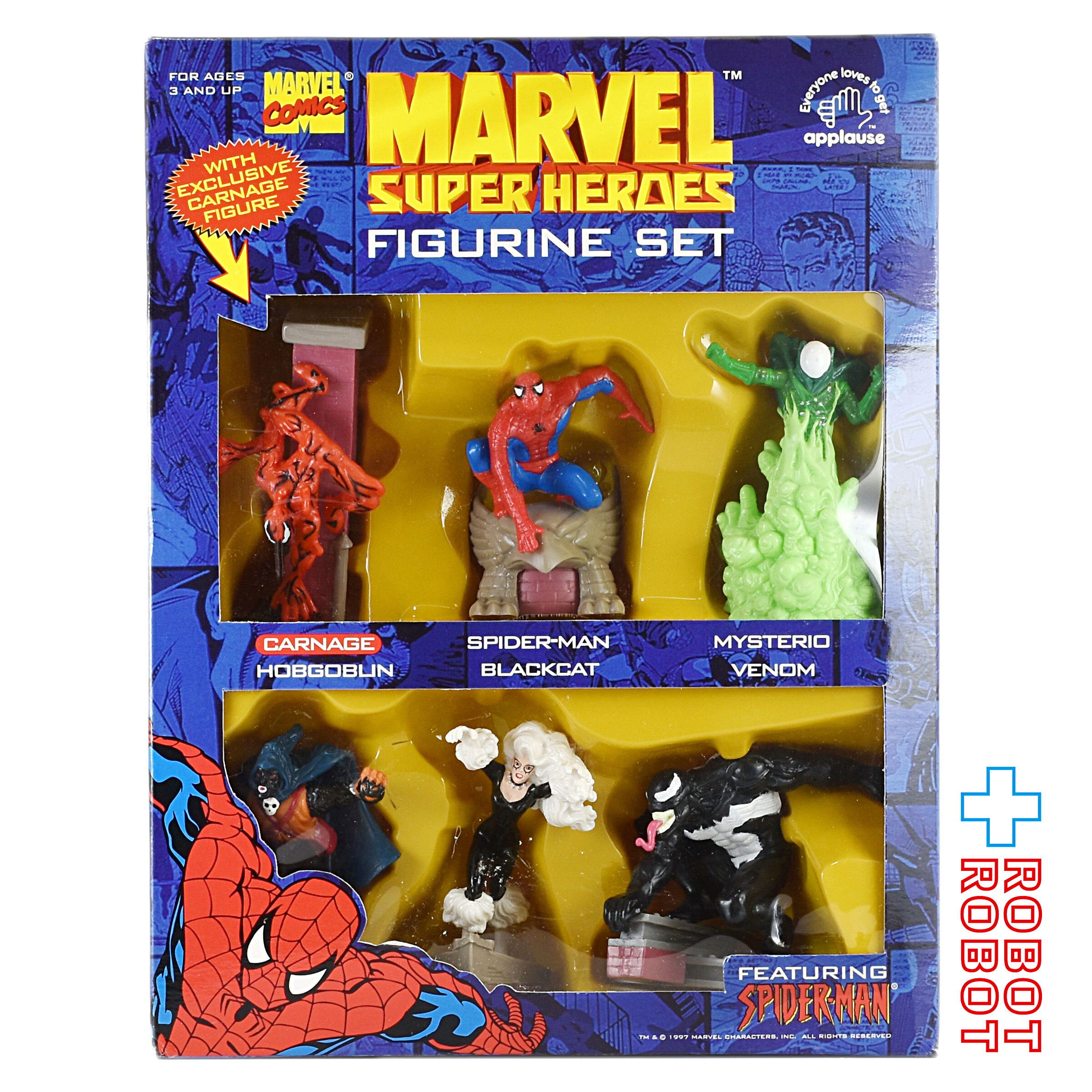 アプローズ マーベル スーパーヒーローズ スパイダーマン フィギュアリン セット 未開封 入荷写真