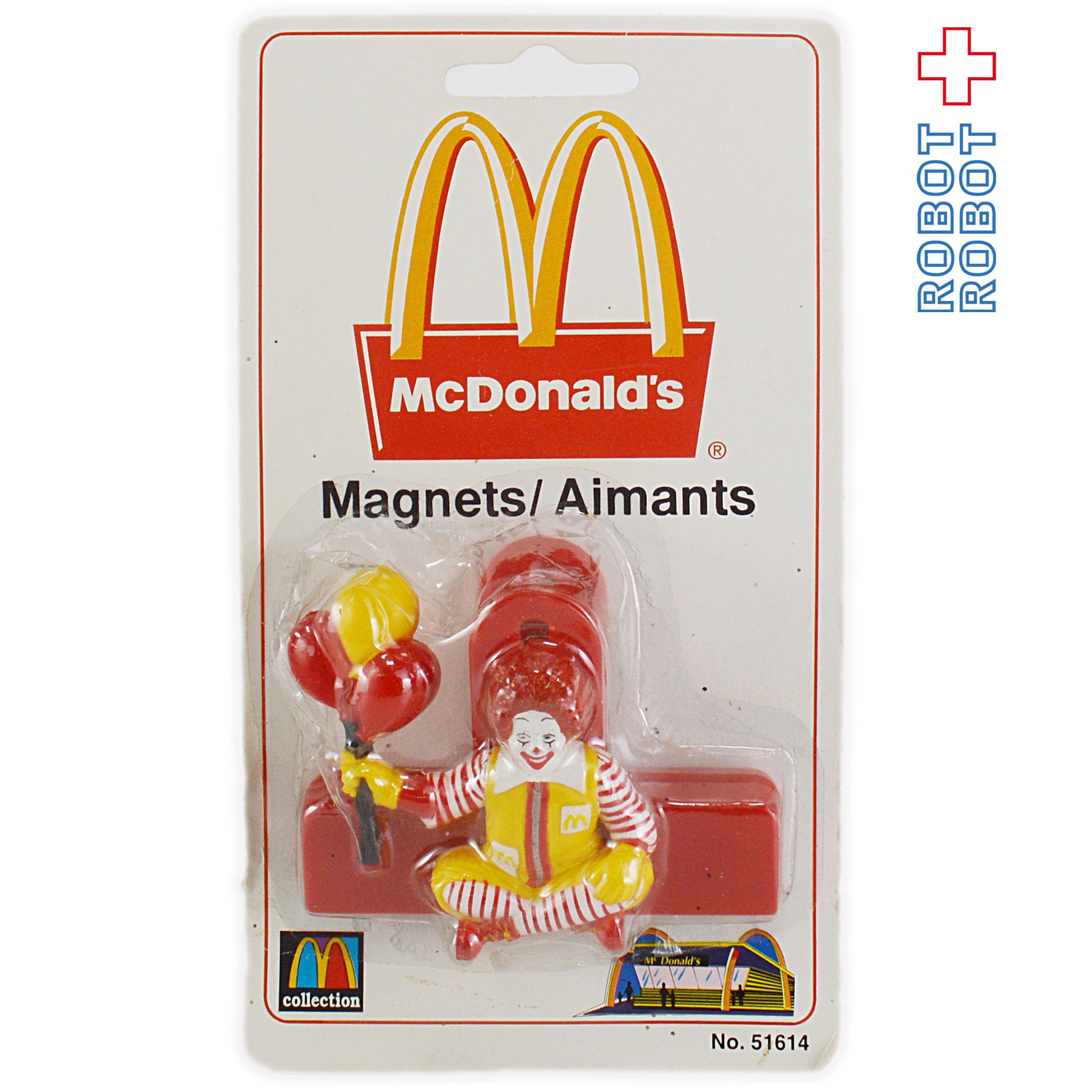 マクドナルドコレクション マグネット ロナルド クリップ 未開封 企業物 入荷写真